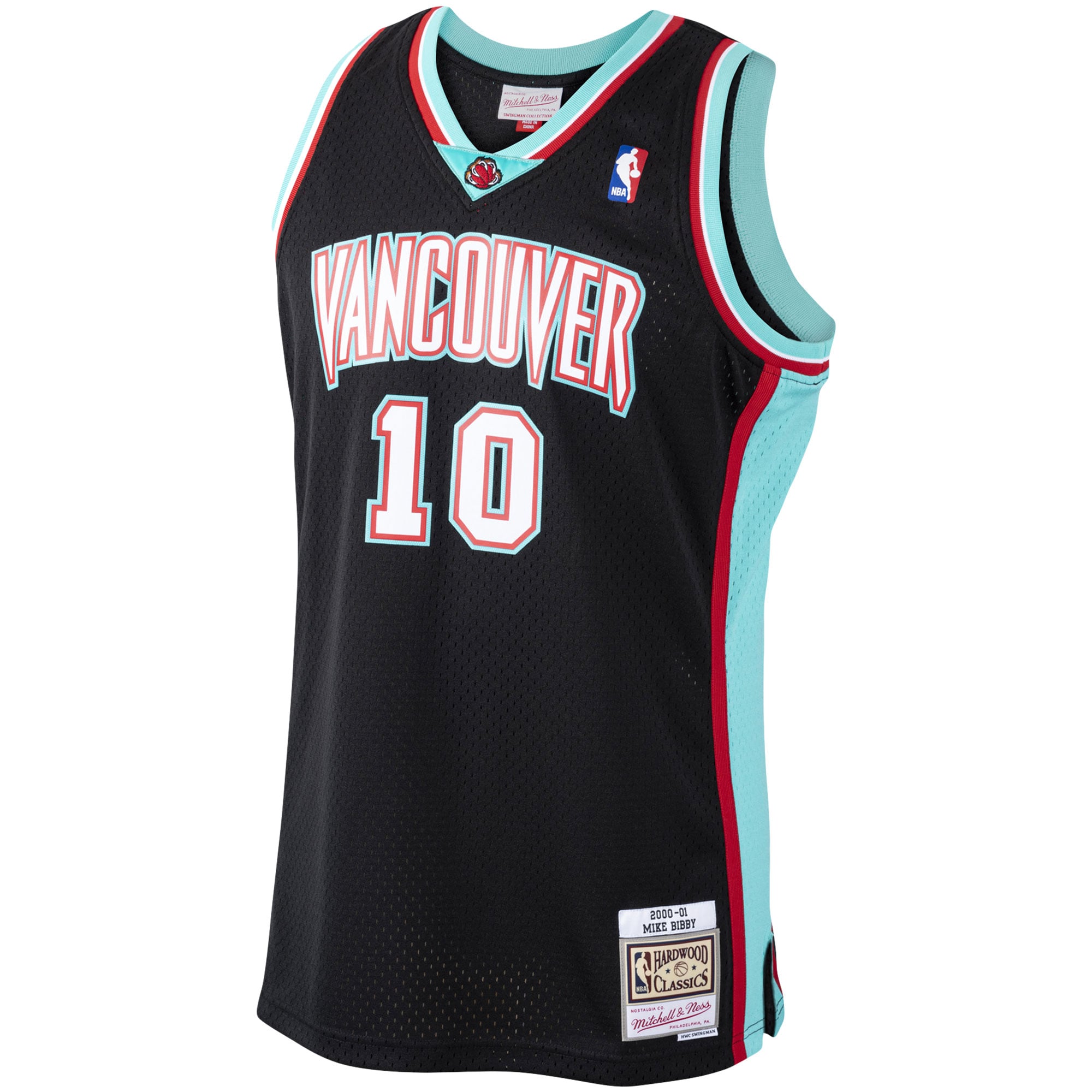 Mike Bibby Vancouver Grizzlies Black Jersey - Youth