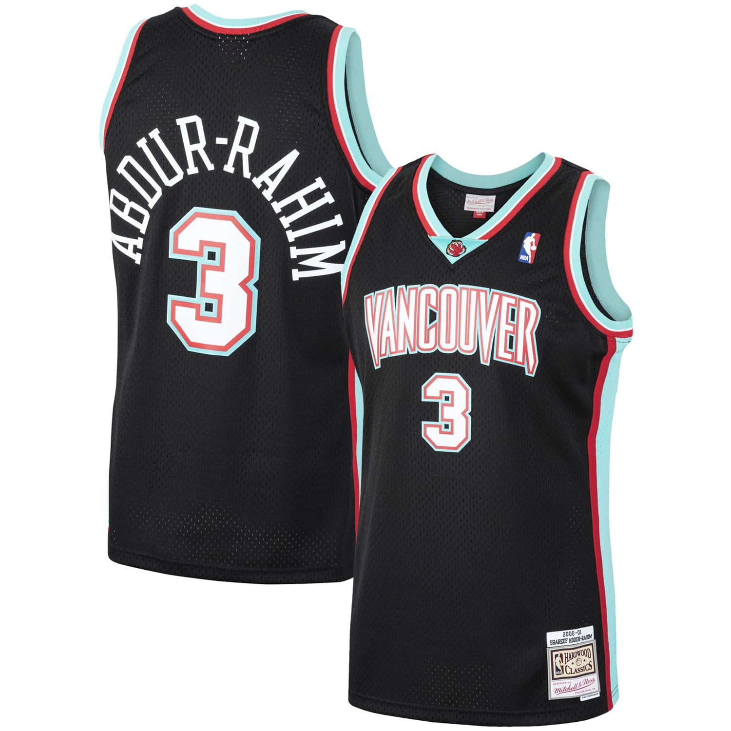 Shareef Abdur-Rahim Vancouver Grizzlies Black Jersey - Youth