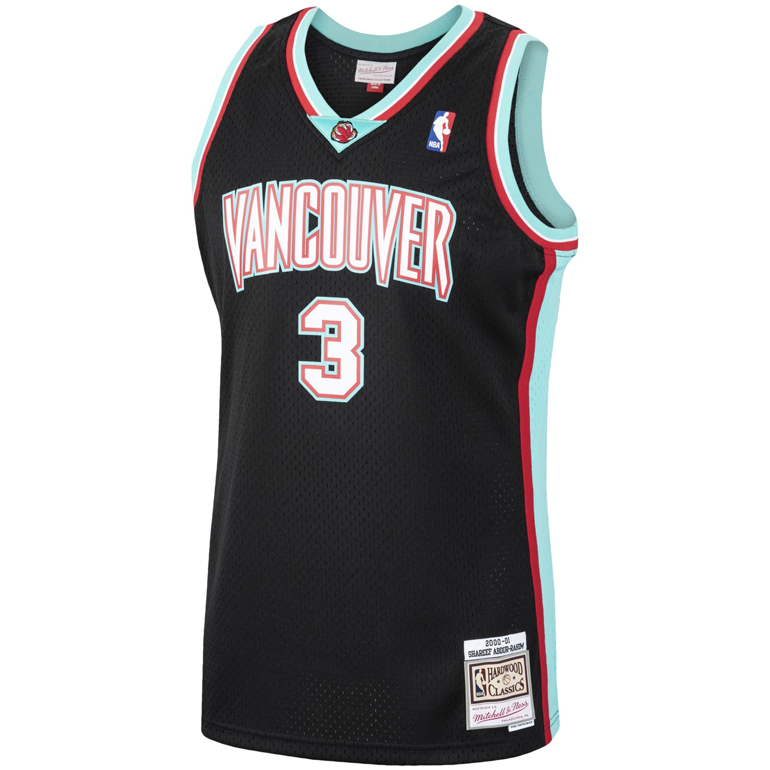 Shareef Abdur-Rahim Vancouver Grizzlies Black Jersey - Youth