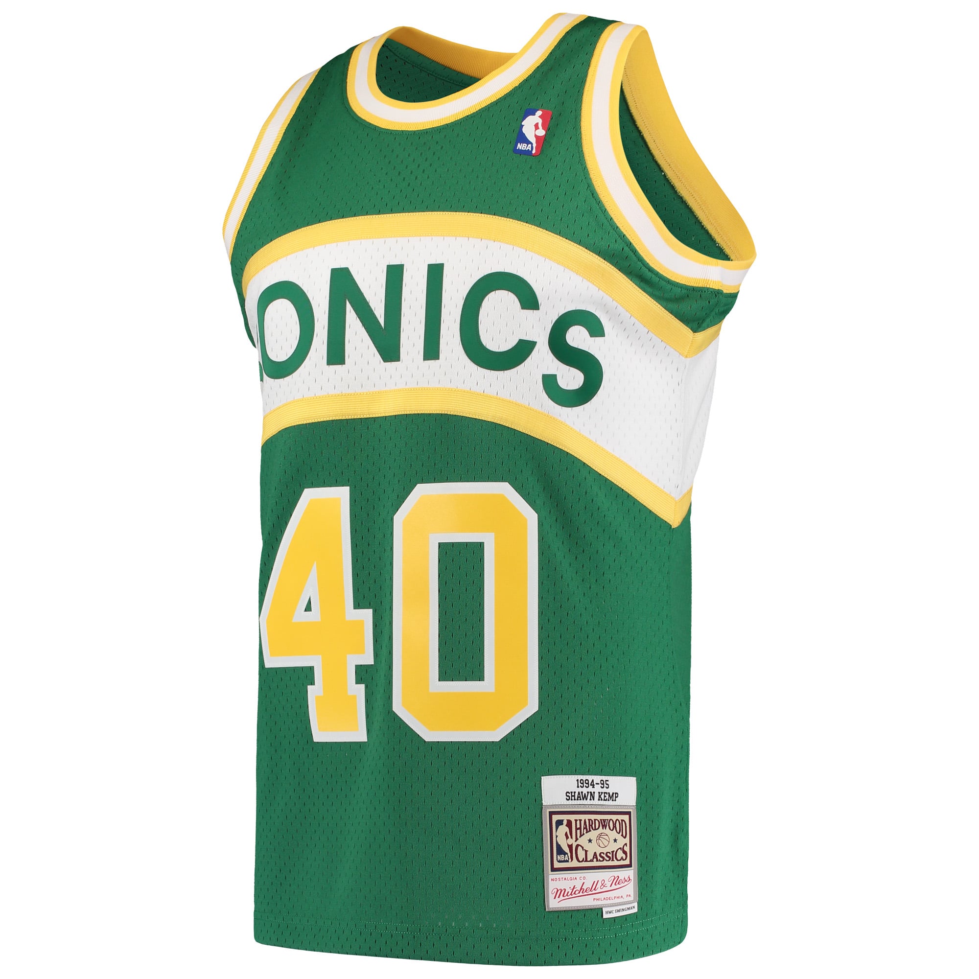 Shawn Kemp Seattle Supersonics Green Jersey - Youth
