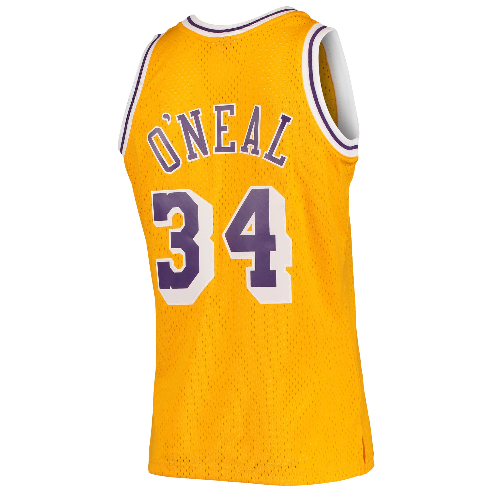 Los Angeles Lakers Gold Retro Basketball Jersey - Women's
