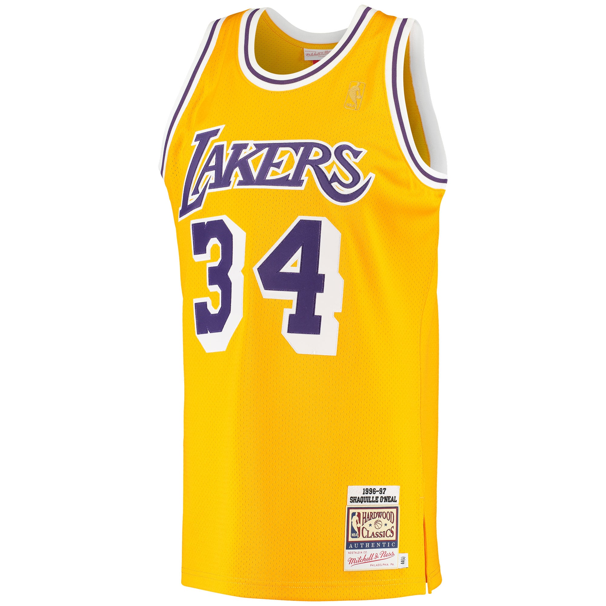 Los Angeles Lakers Gold Hardwood Classics Jersey - Youth