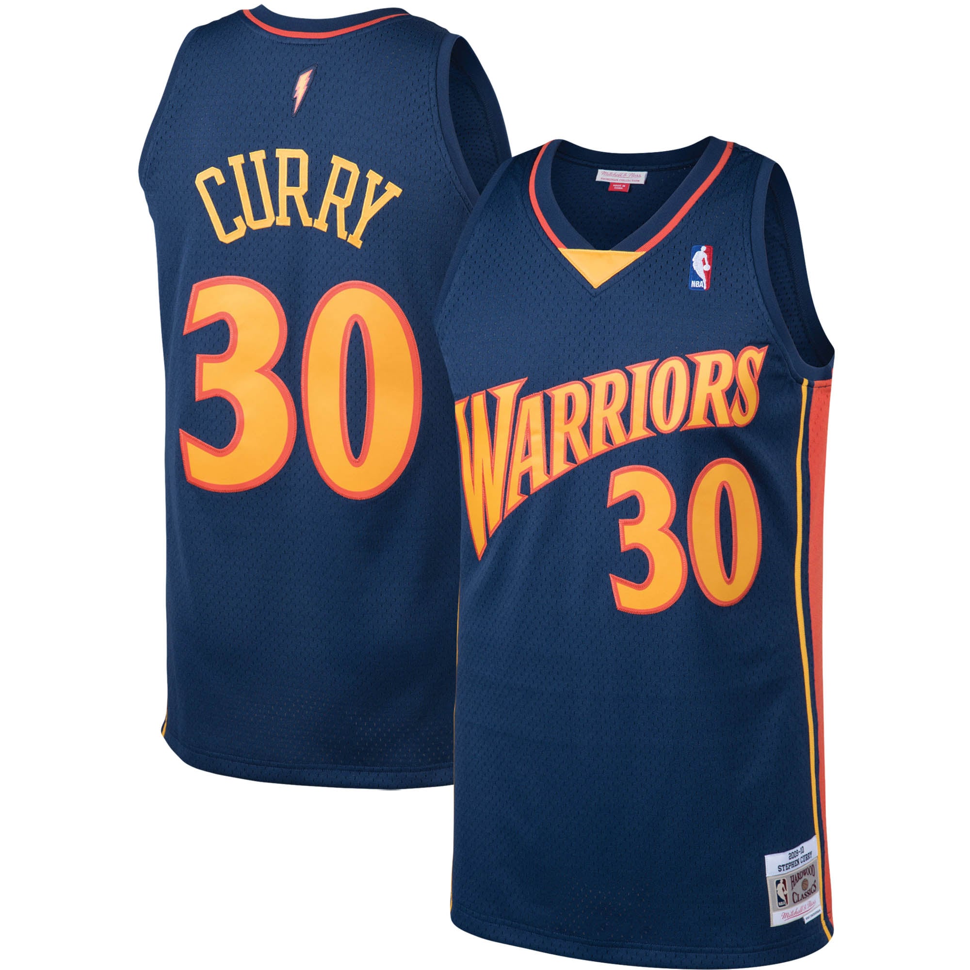 Stephen Curry Golden State Warriors Navy Jersey - Men's