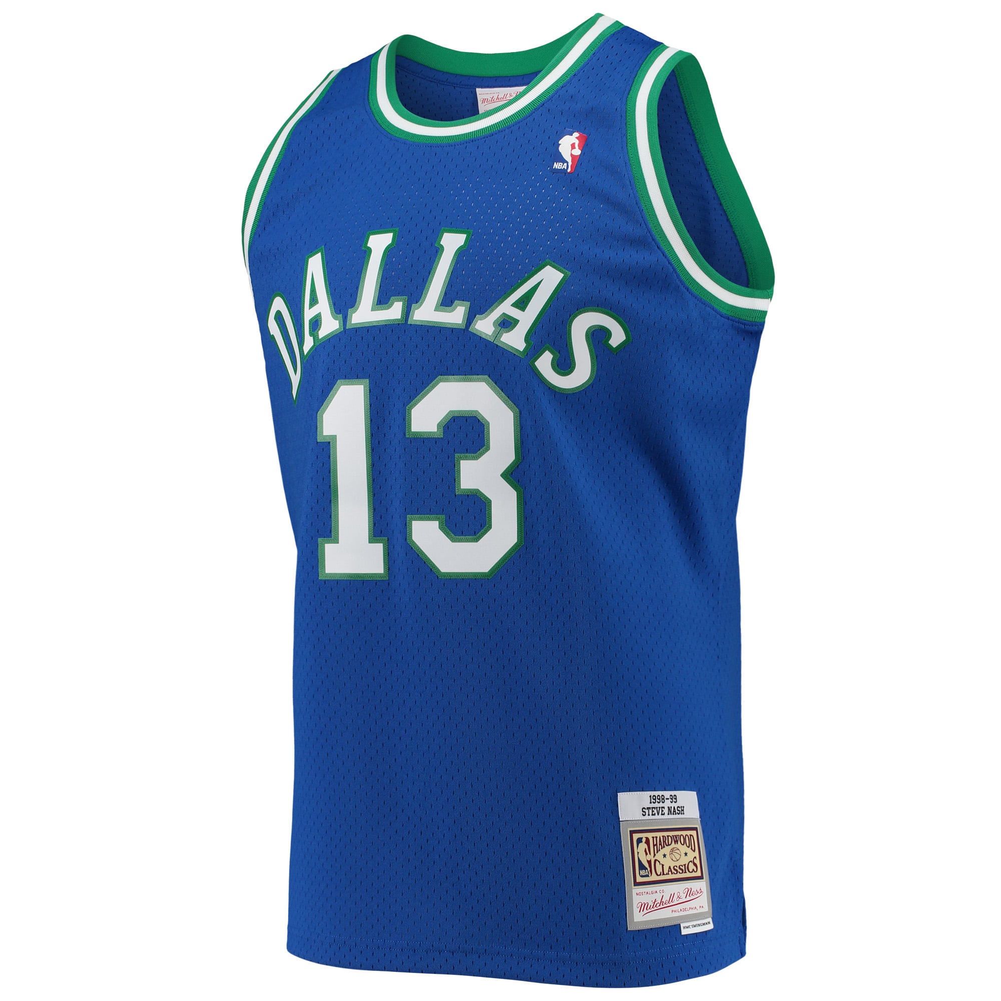 Steve Nash Dallas Mavericks Blue Basketball Jersey - Youth
