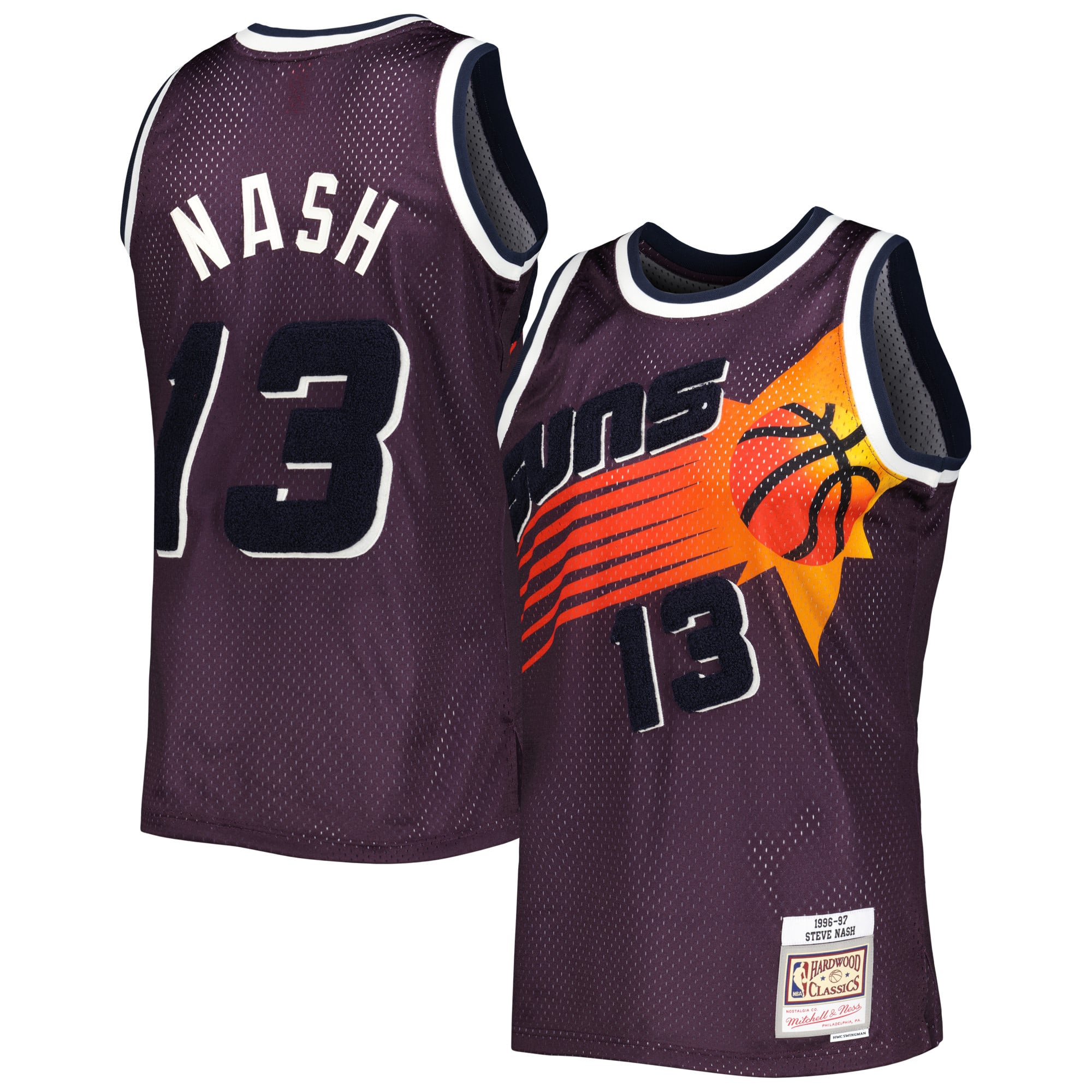 Steve Nash Phoenix Suns Purple Basketball Jersey - Youth