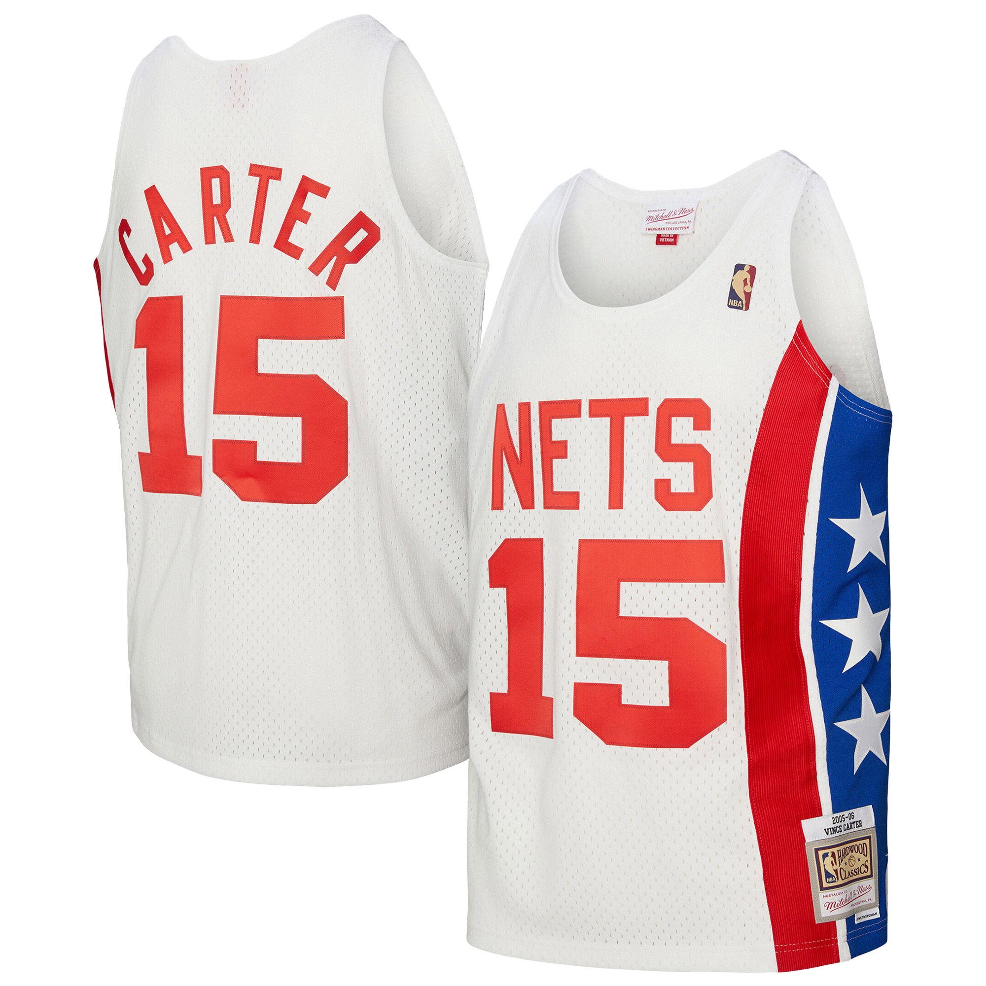 Vince Carter New Jersey Nets White Jersey - Women's