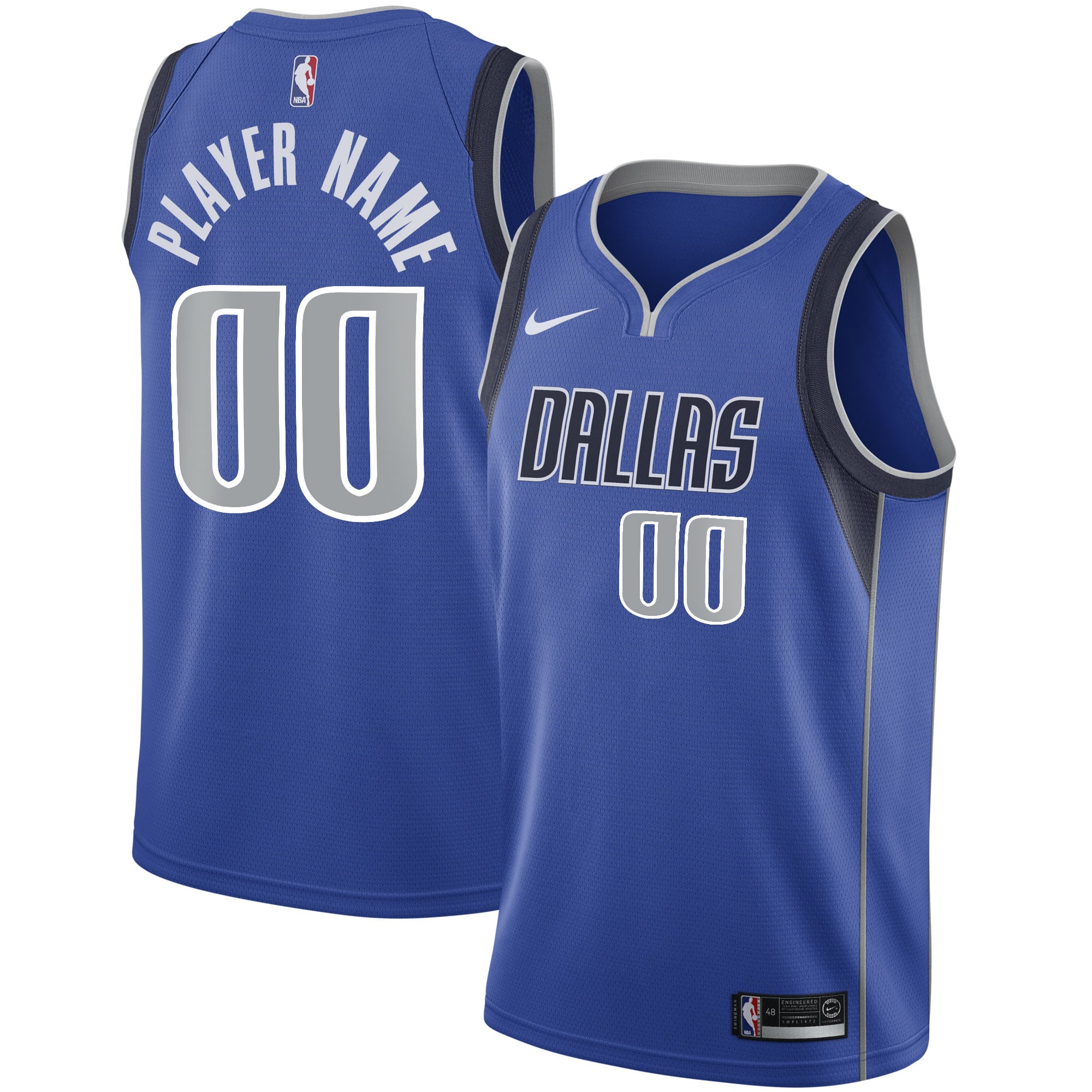 Dallas Mavericks Blue Basketball Jersey 2020/21 - Women's
