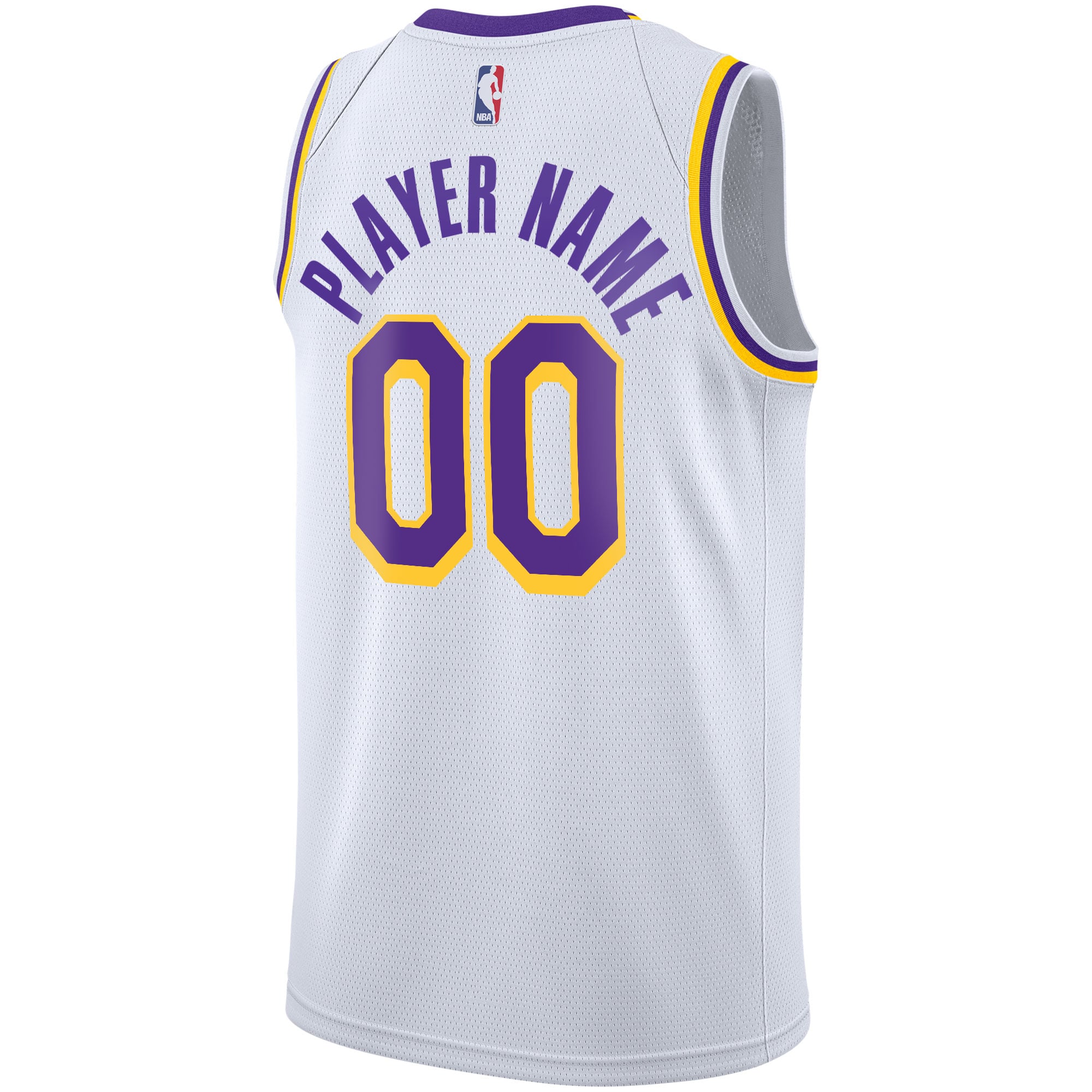 Los Angeles Lakers White Basketball Jersey 2020/21 - Men's