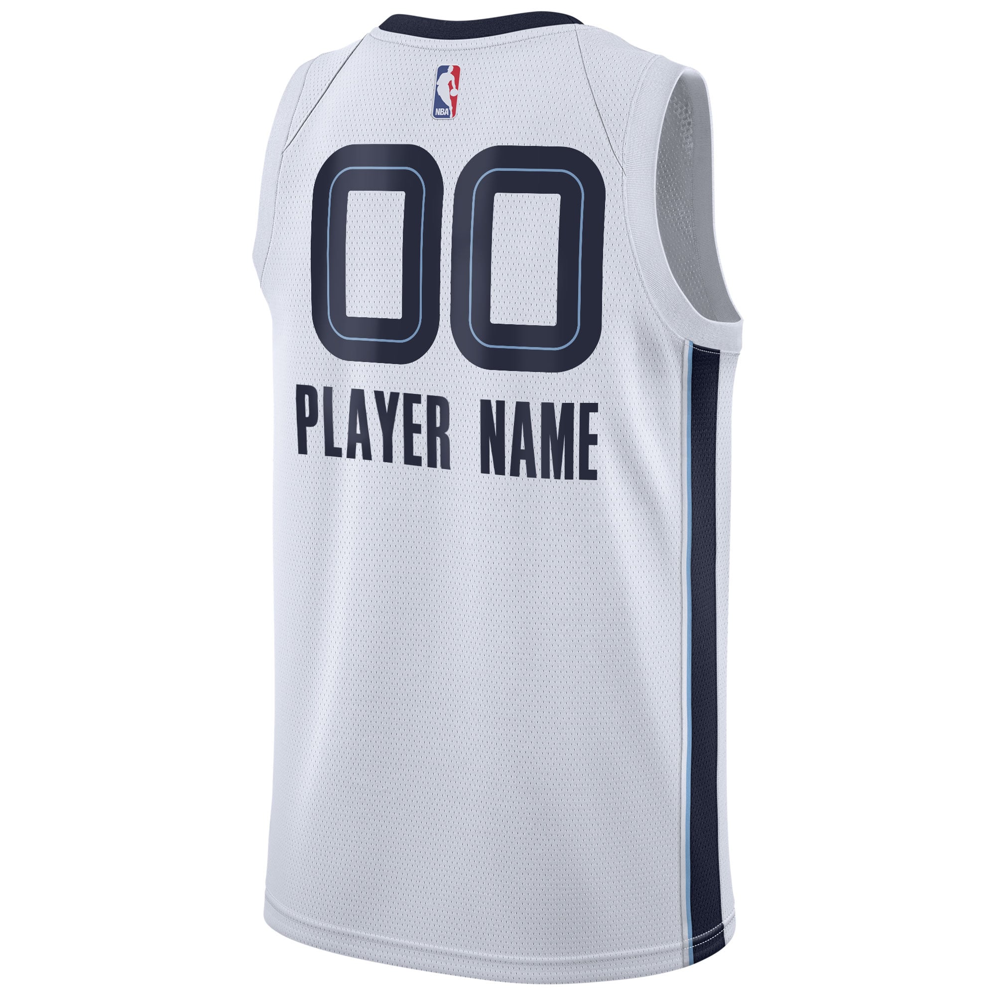 Memphis Grizzlies White Basketball Jersey 2020/21 - Men's