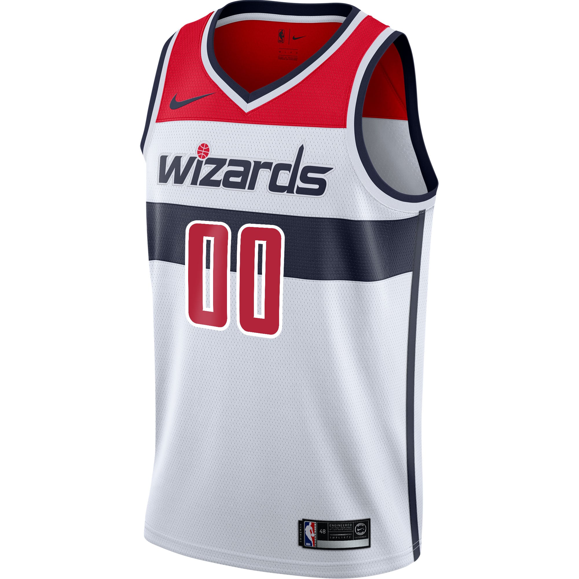 Washington Wizards White Basketball Jersey 2020/21 - Men's