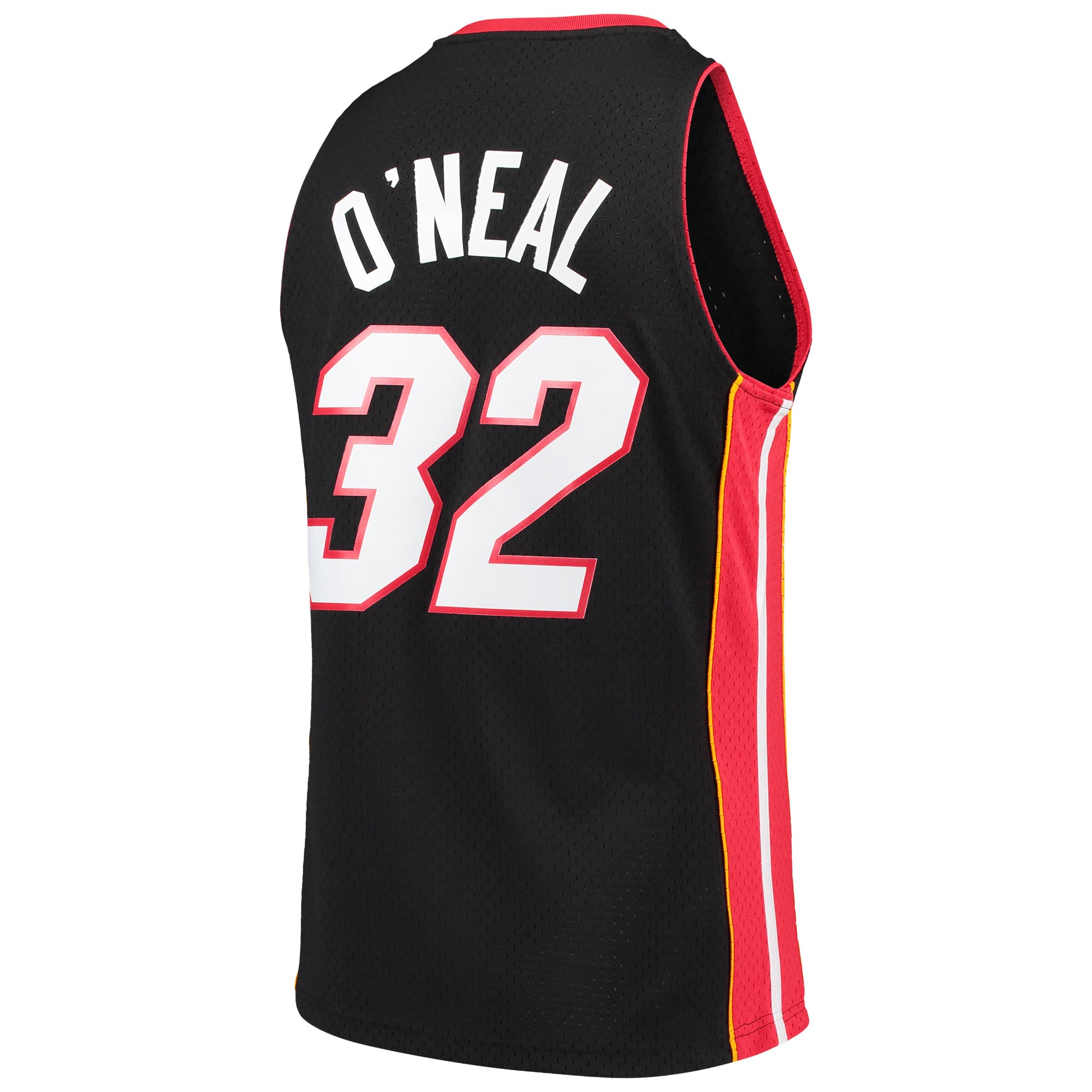 Miami Heat Black Hardwood Classics Swingman Jersey - Men's