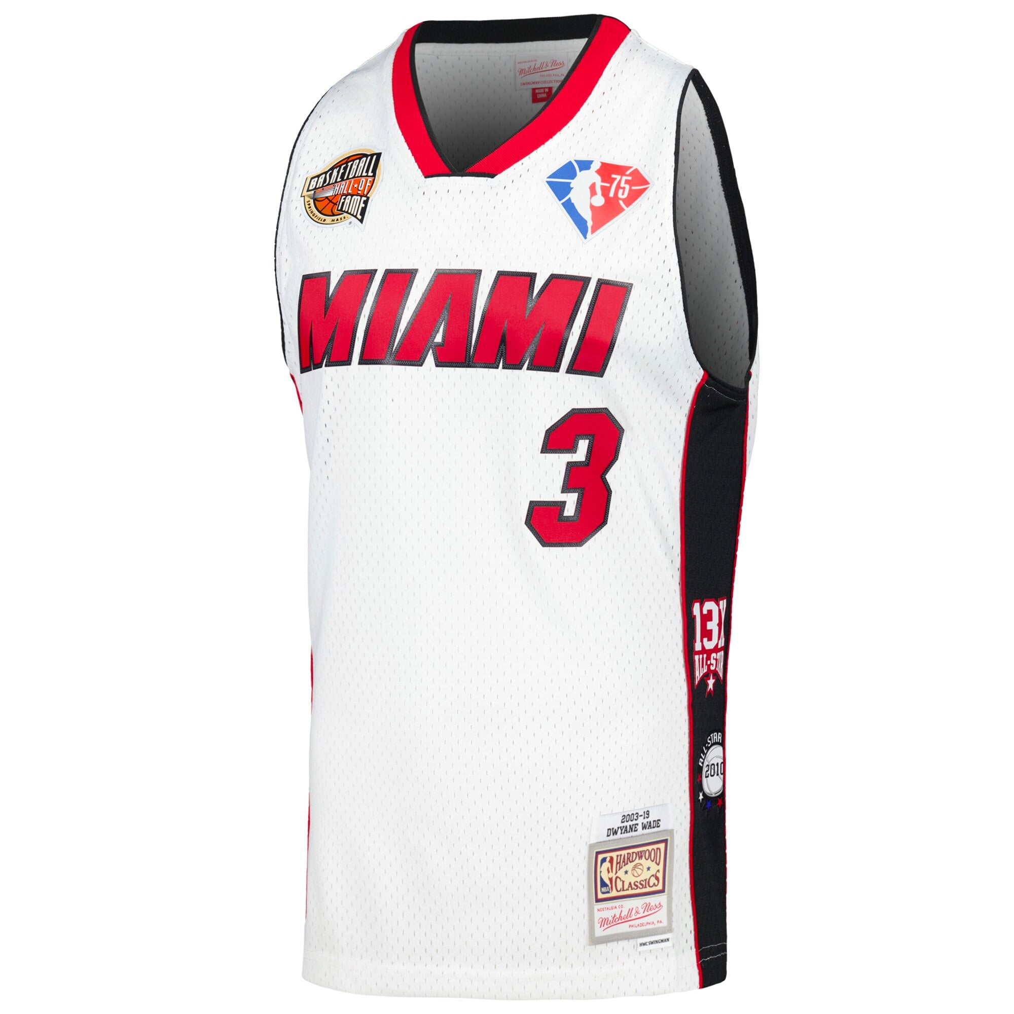 Dwyane Wade Miami Heat Swingman Throwback Shirt - Youth