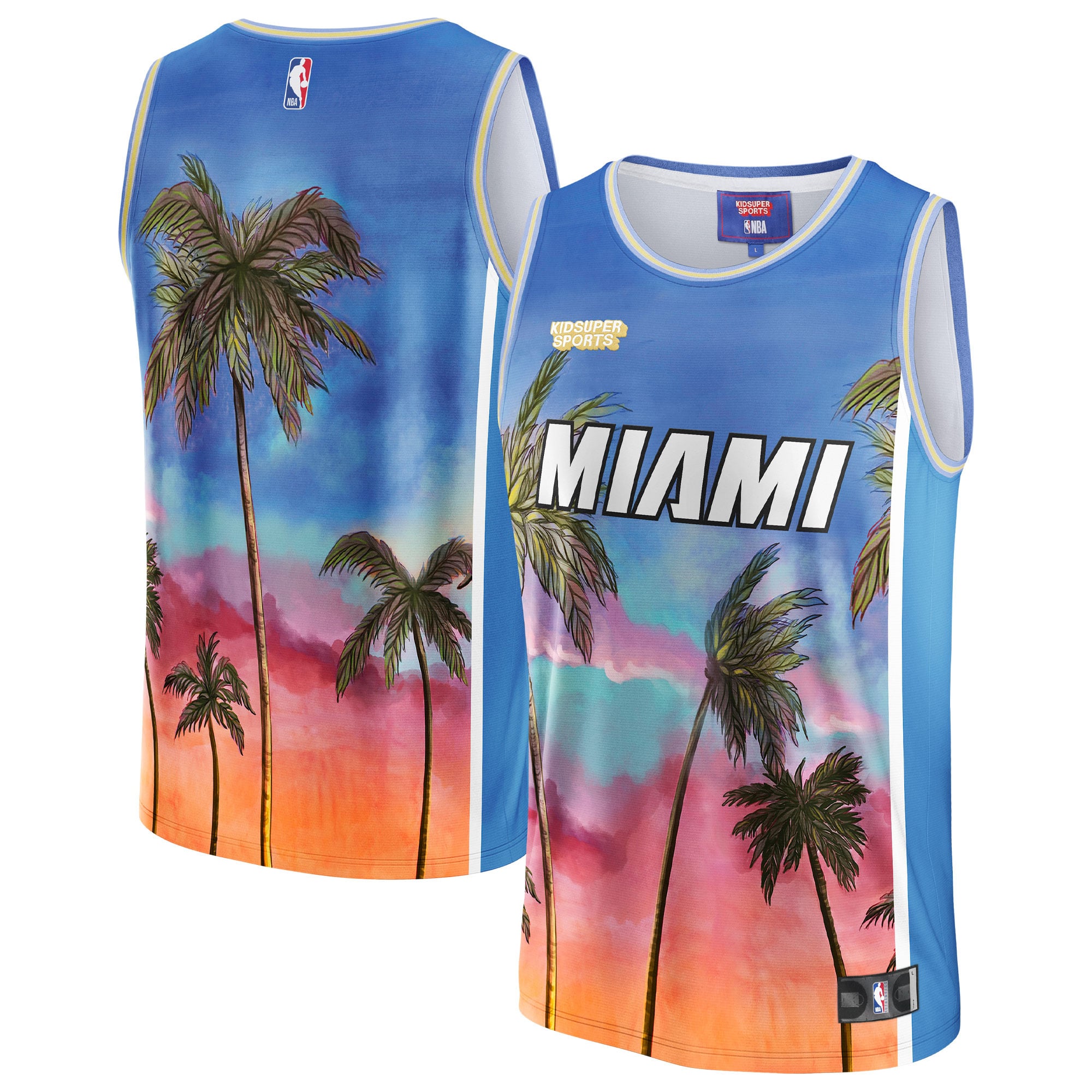 Miami Heat Blue Basketball Shirt - Youth