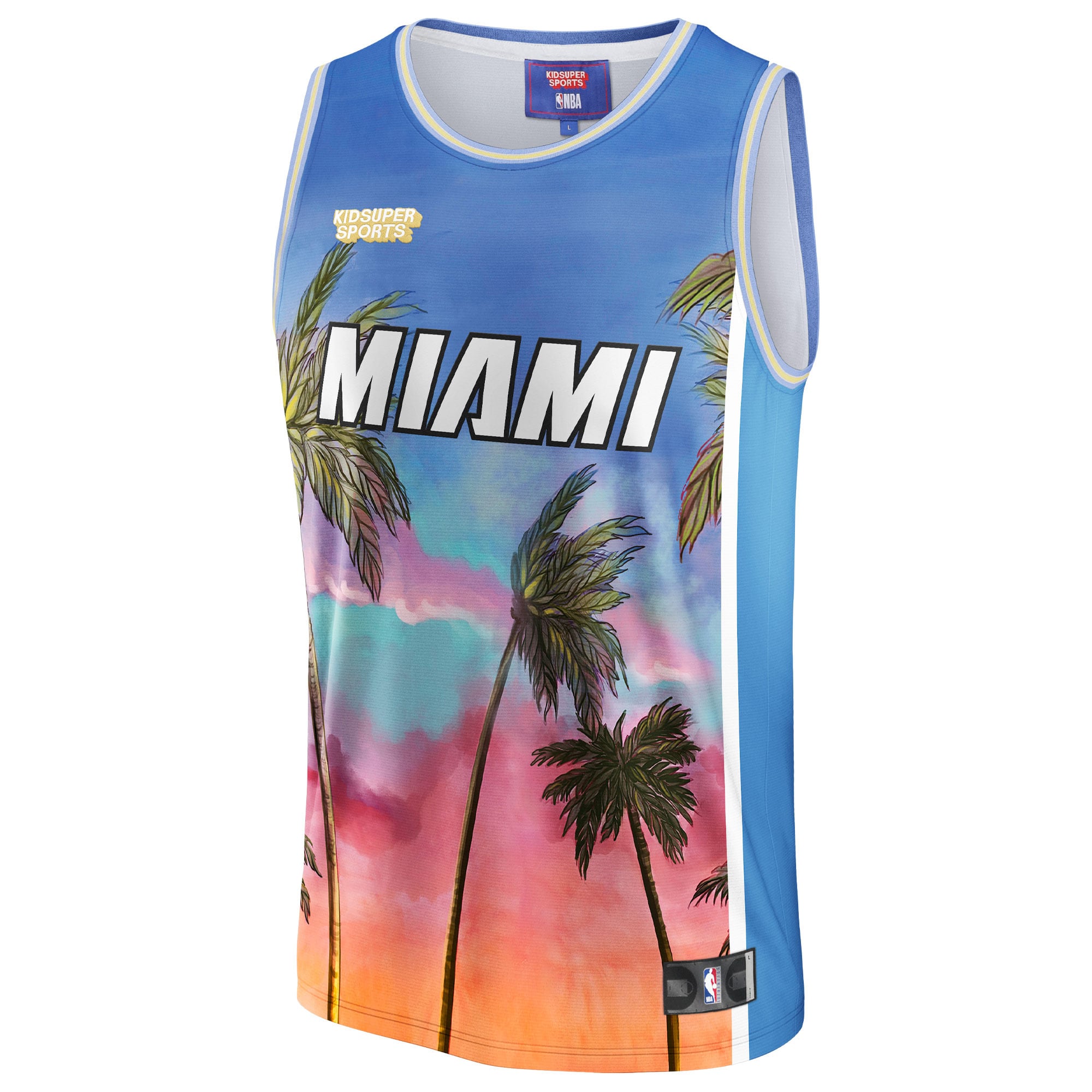 Miami Heat Blue Basketball Shirt - Youth