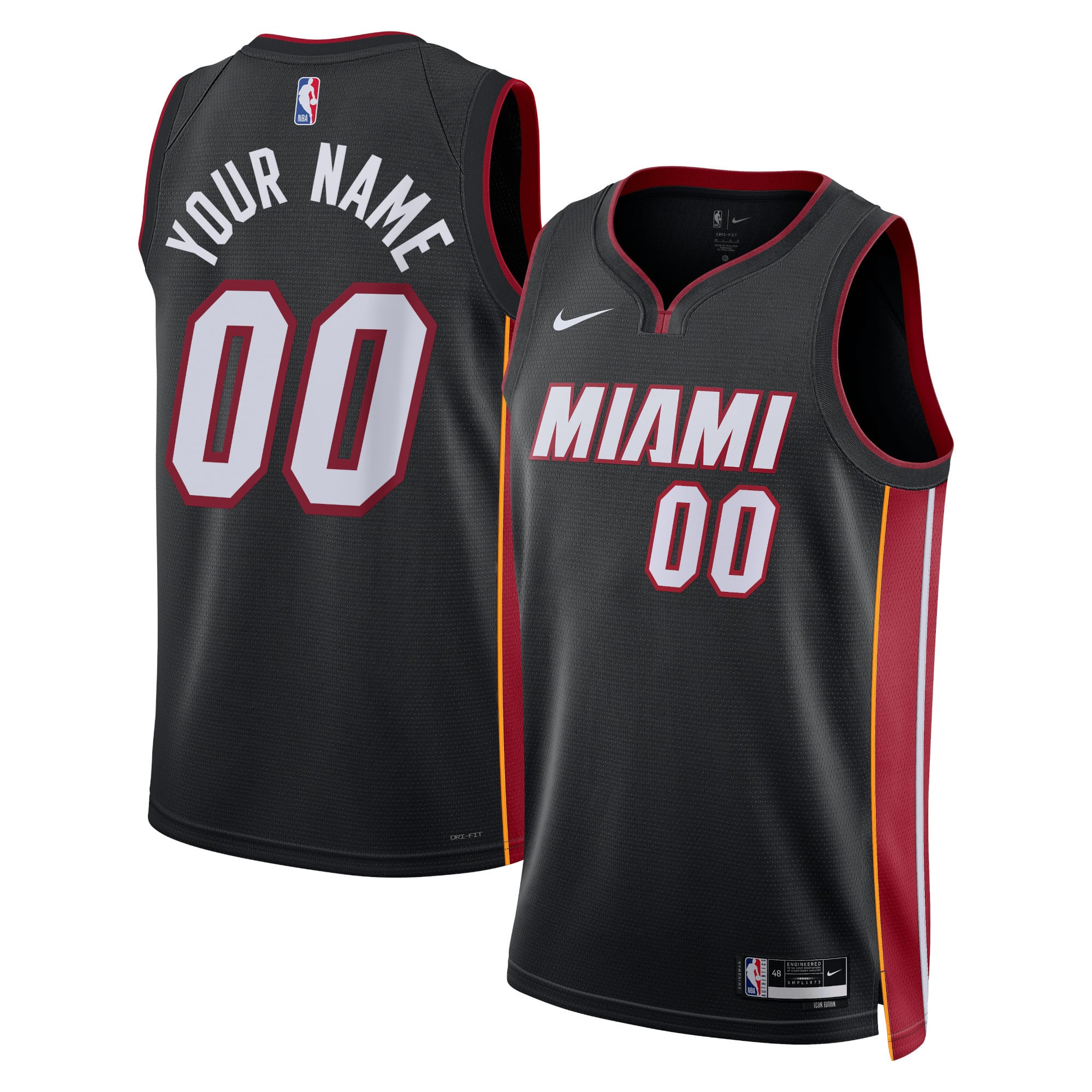 Miami Heat Black Basketball Shirt - Youth