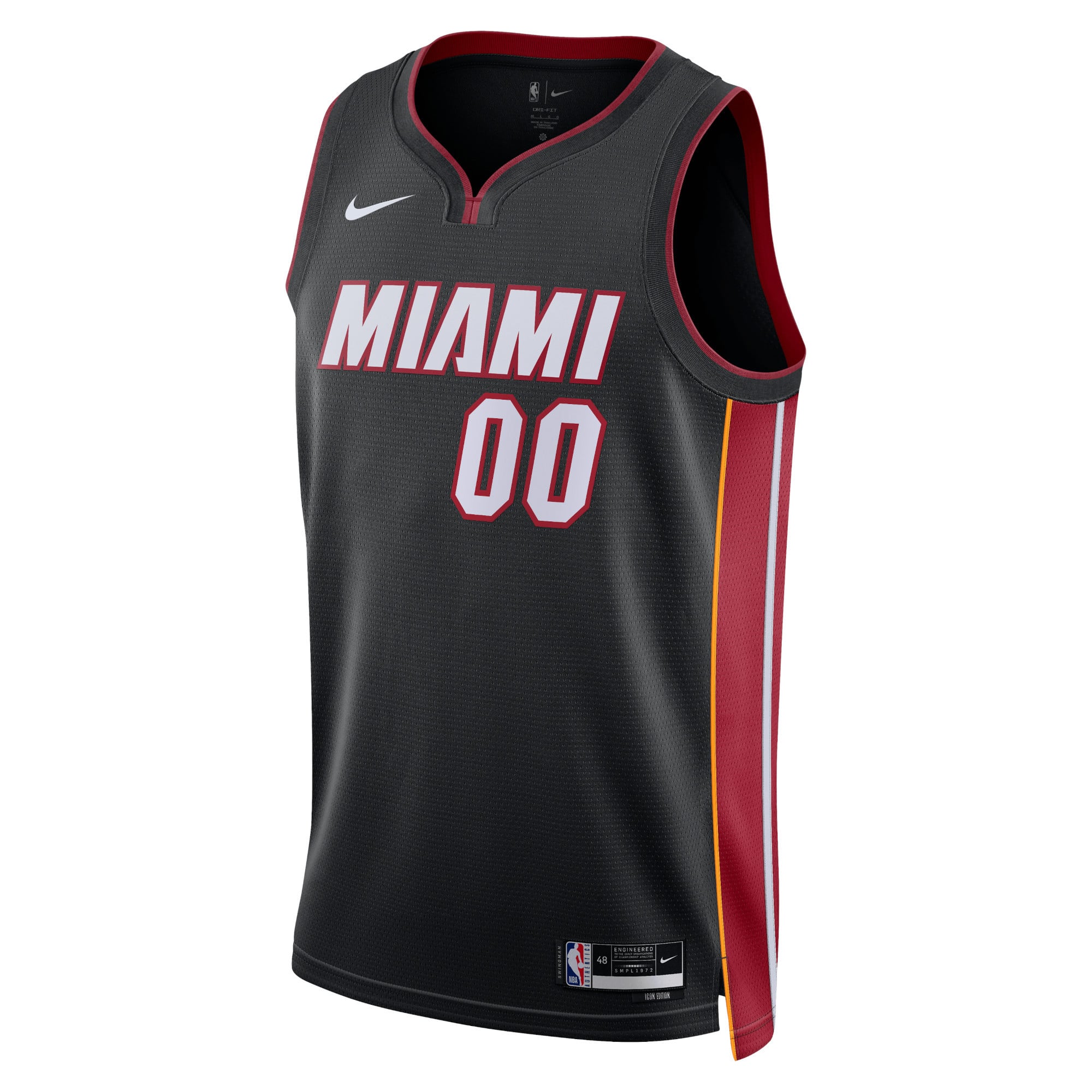 Miami Heat Black Basketball Shirt - Youth