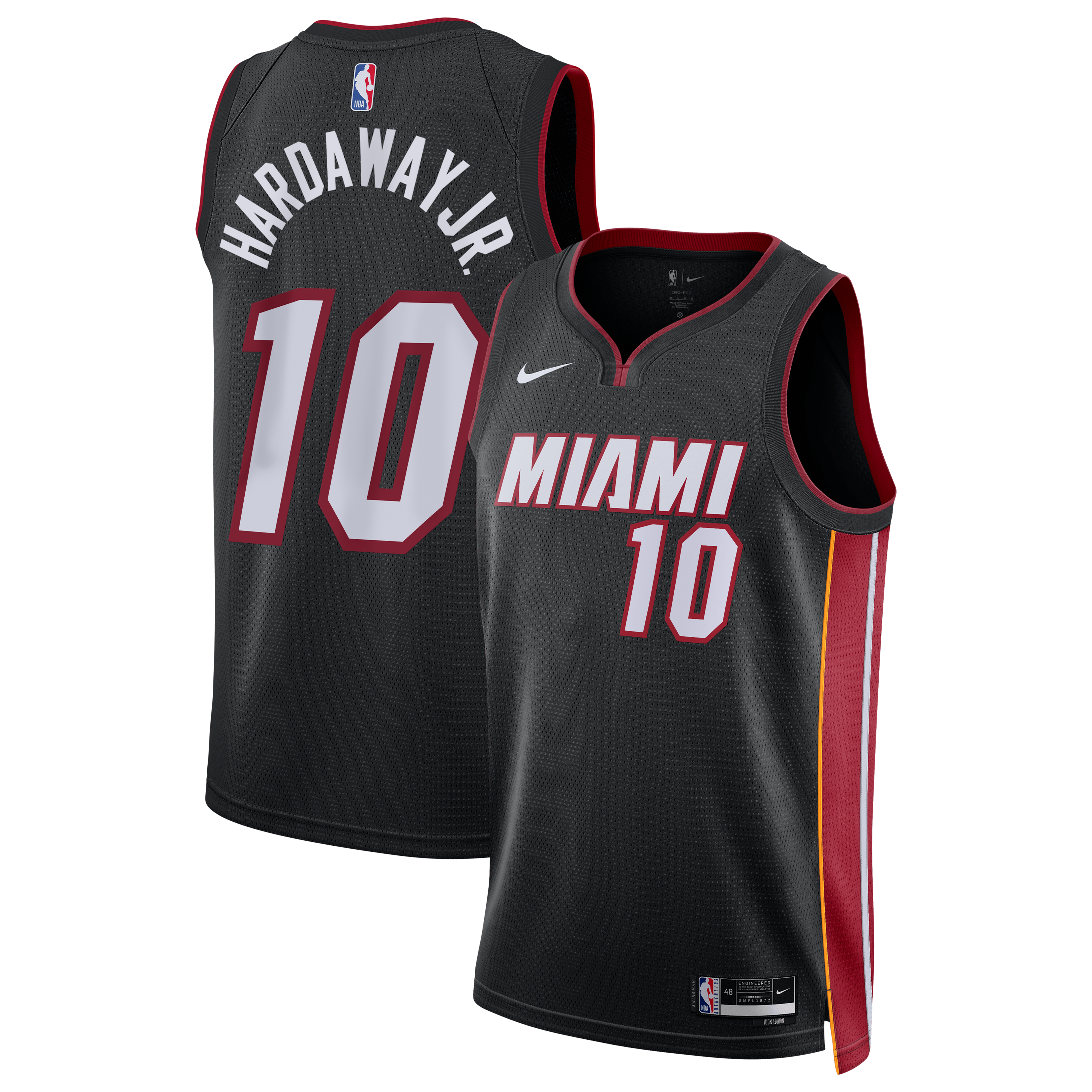 Tim Hardaway Jr Miami Heat Black Basketball Jersey - Women's