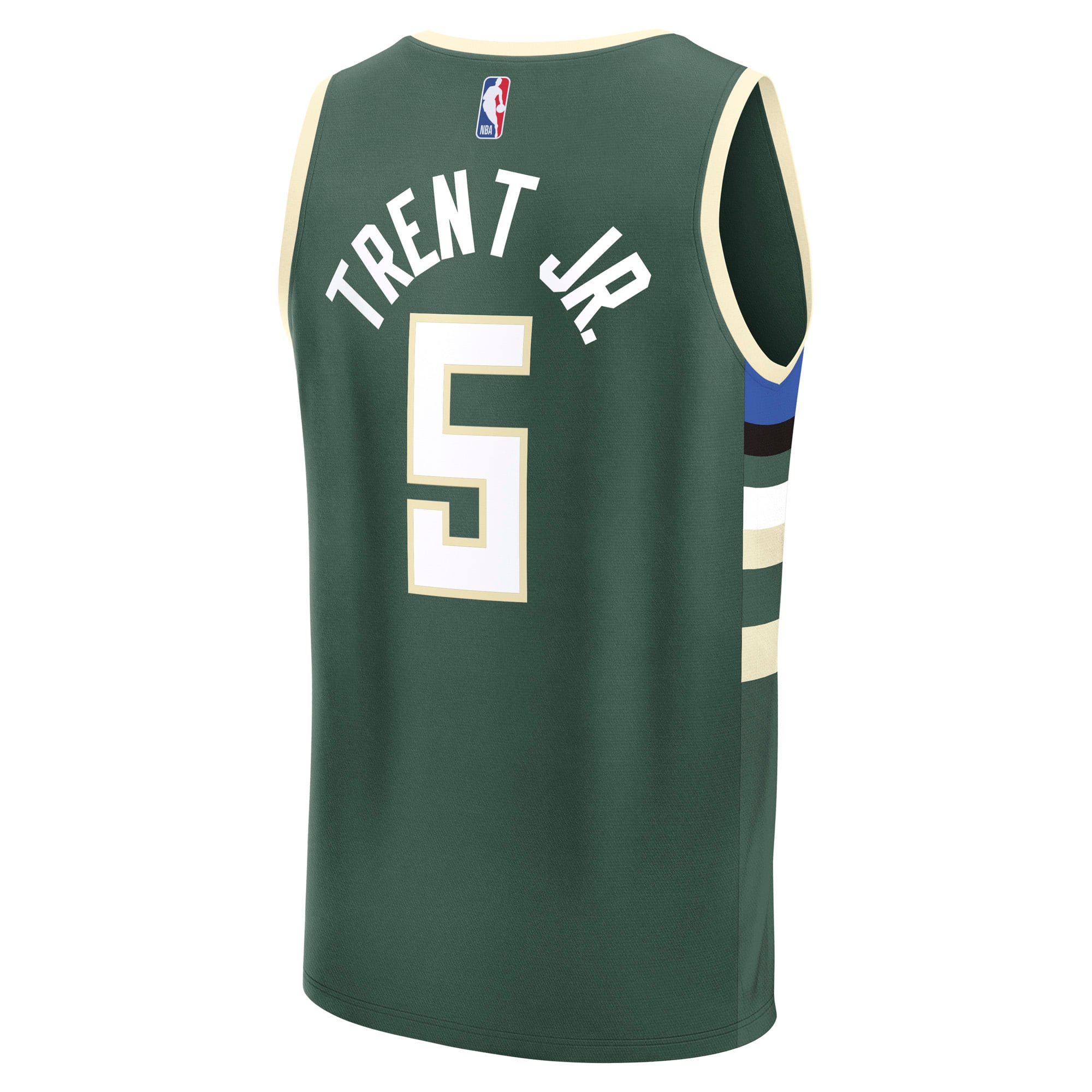 Gary Trent Jr Milwaukee Bucks Green Basketball Shirt - Men's