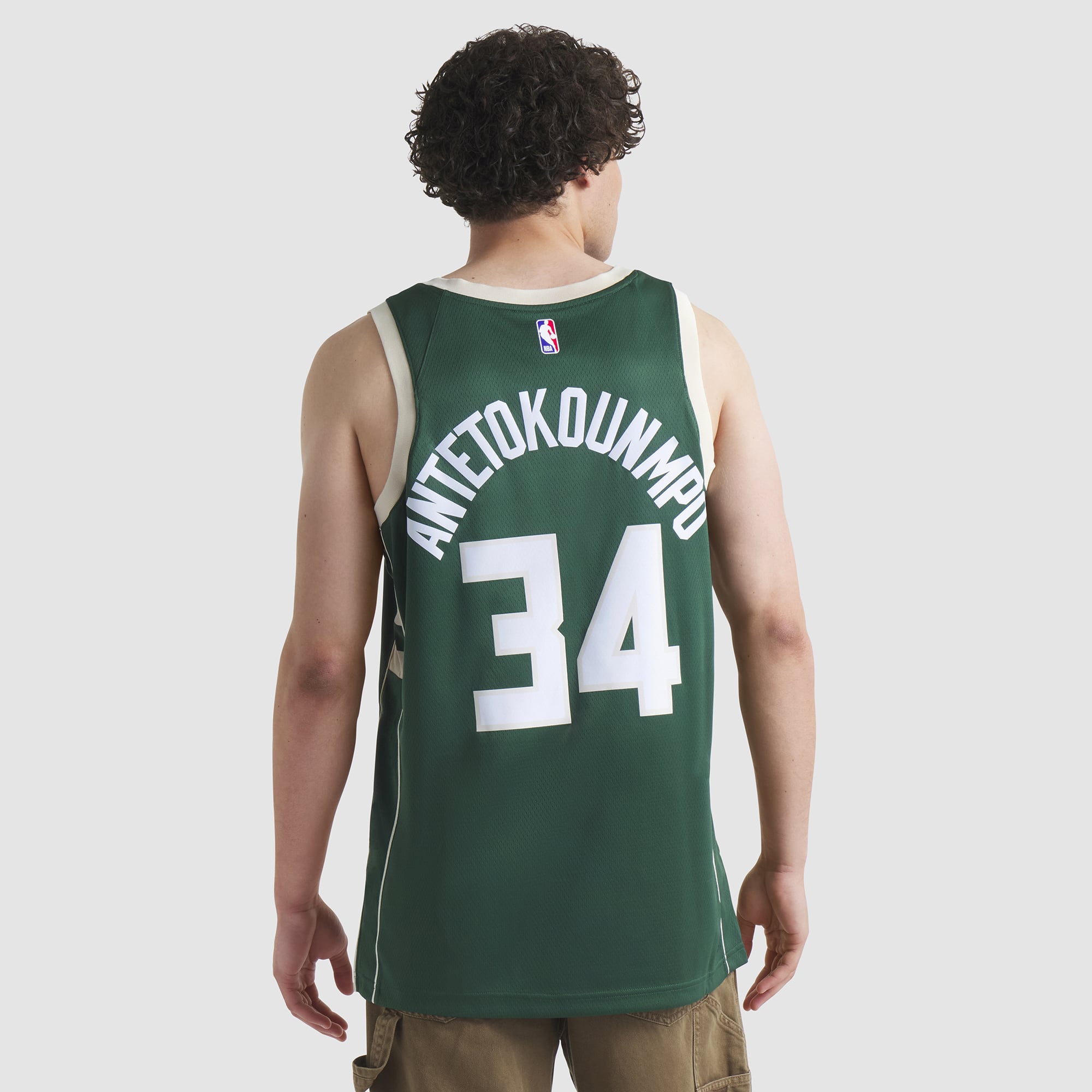 Giannis Antetokounmpo Milwaukee Bucks Green Jersey 2 - Men's