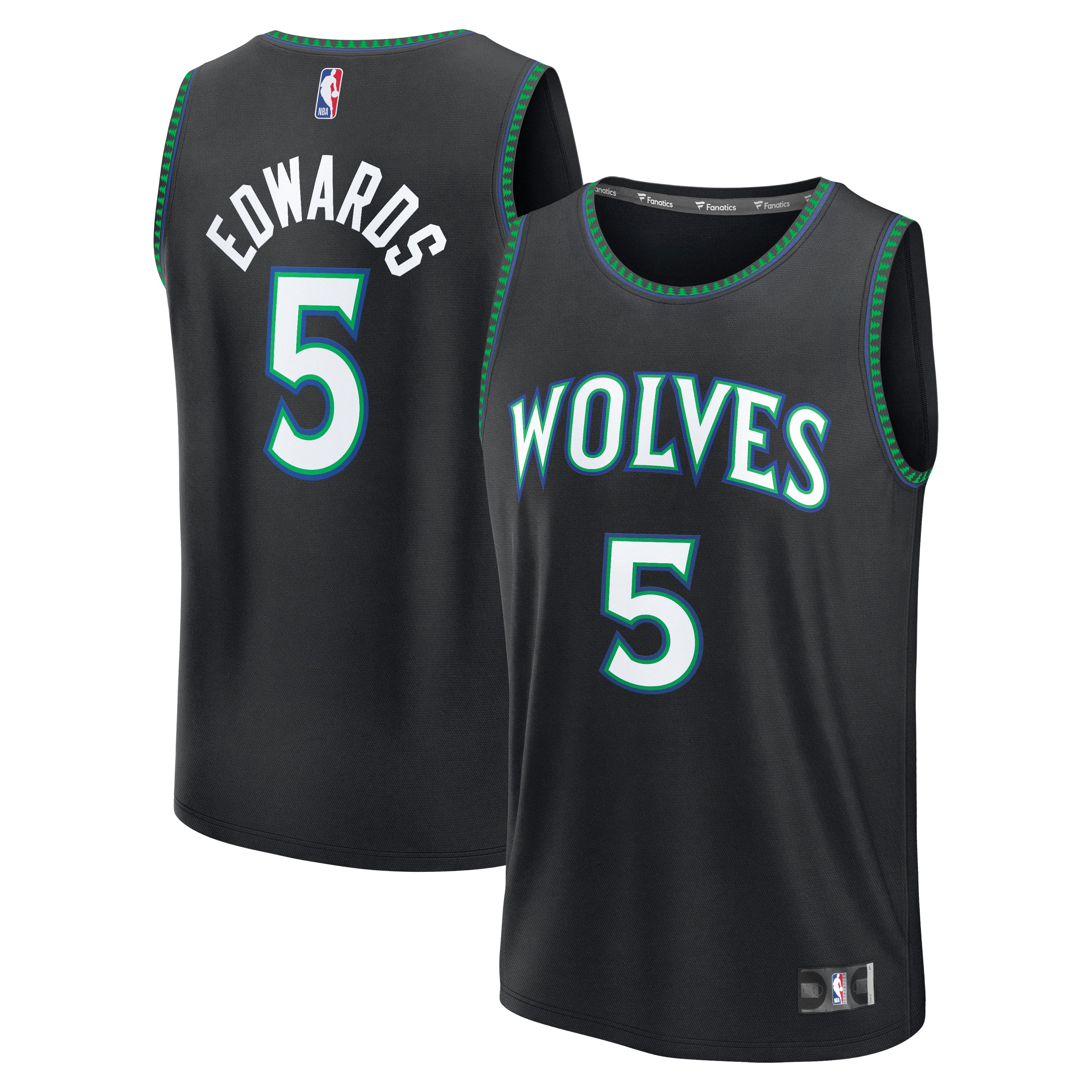 Anthony Edwards Minnesota Timberwolves Black Shirt - Women's