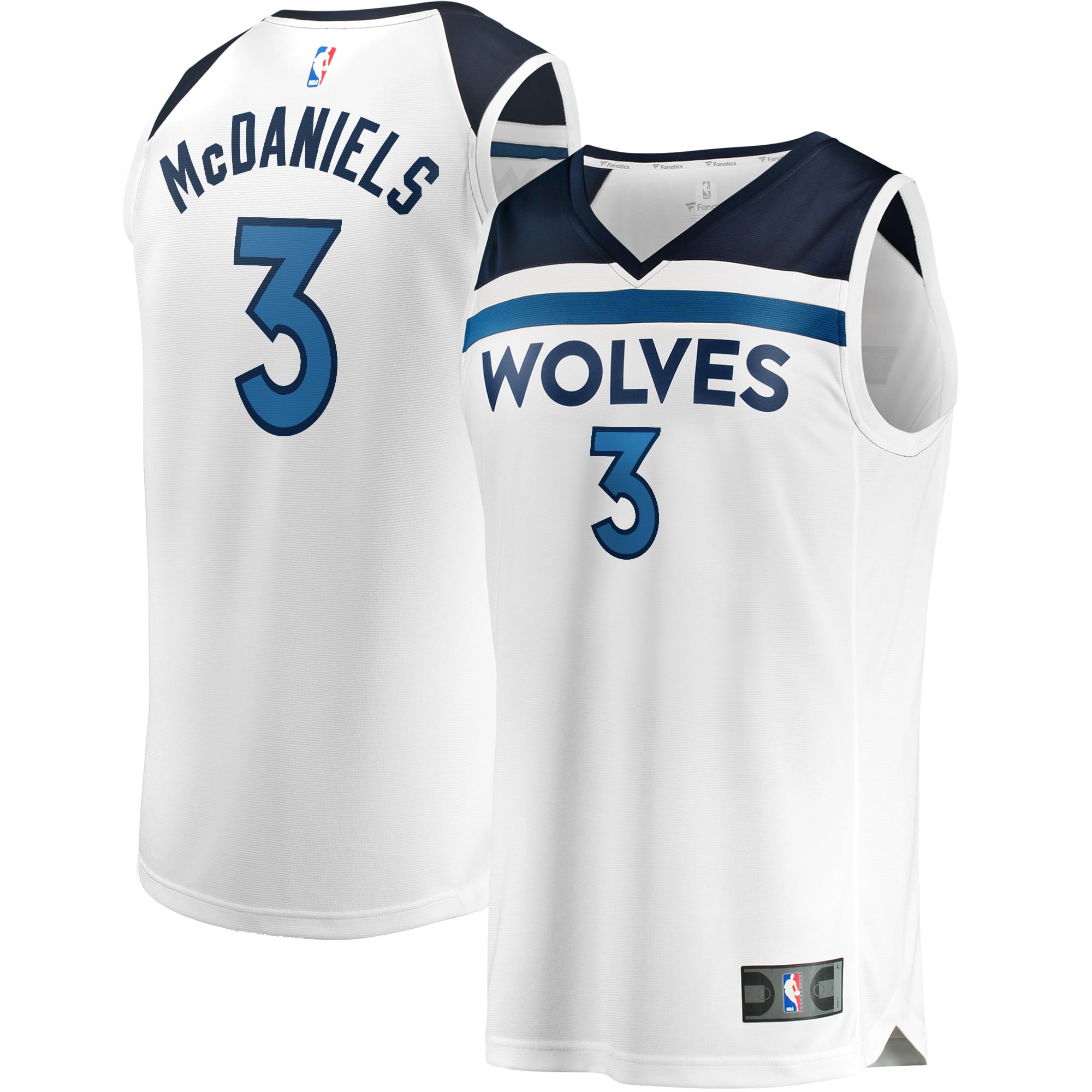 Jaden McDaniels Minnesota Timberwolves Jersey 2 - Women's