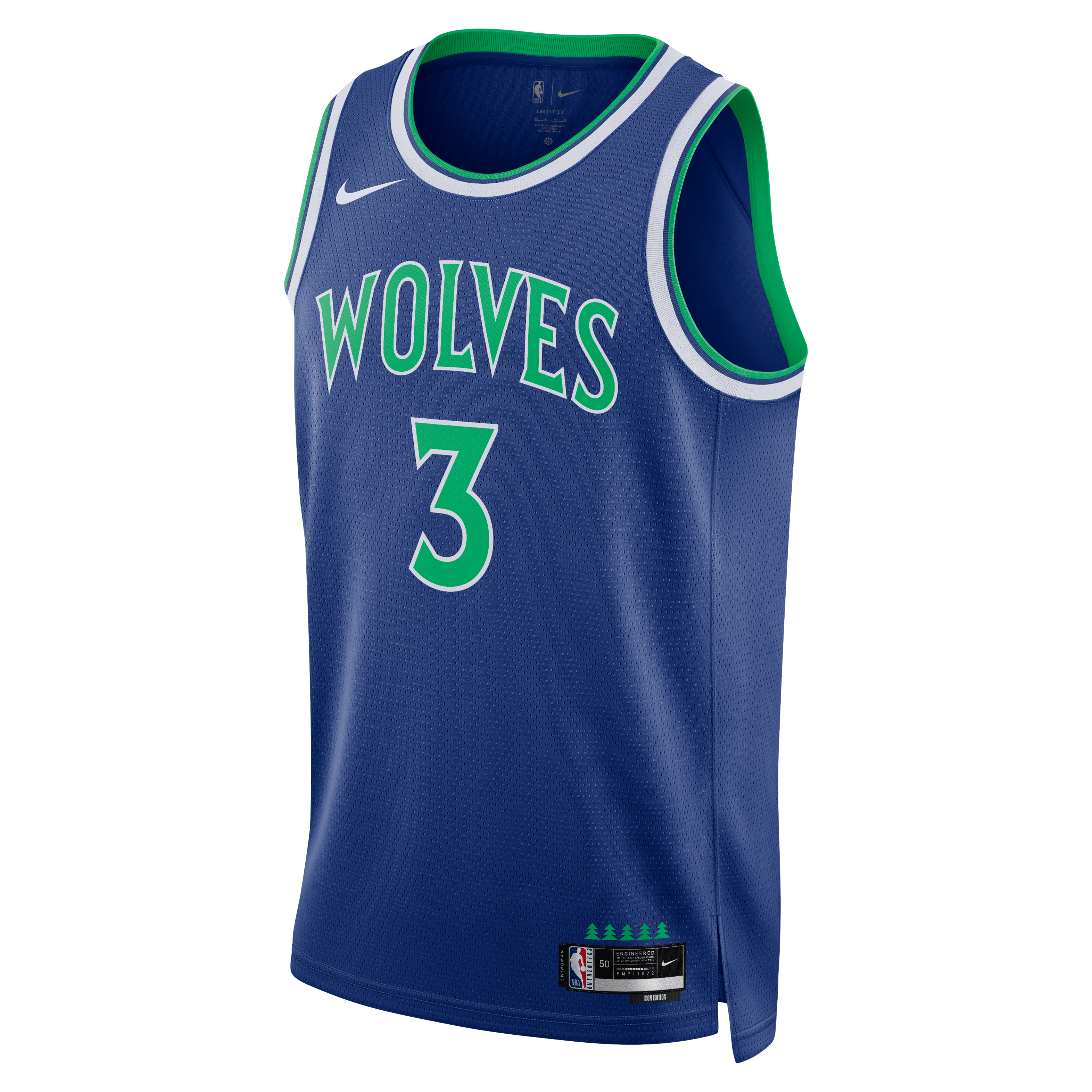 Jaden McDaniels Minnesota Timberwolves Blue Jersey 2 - Youth