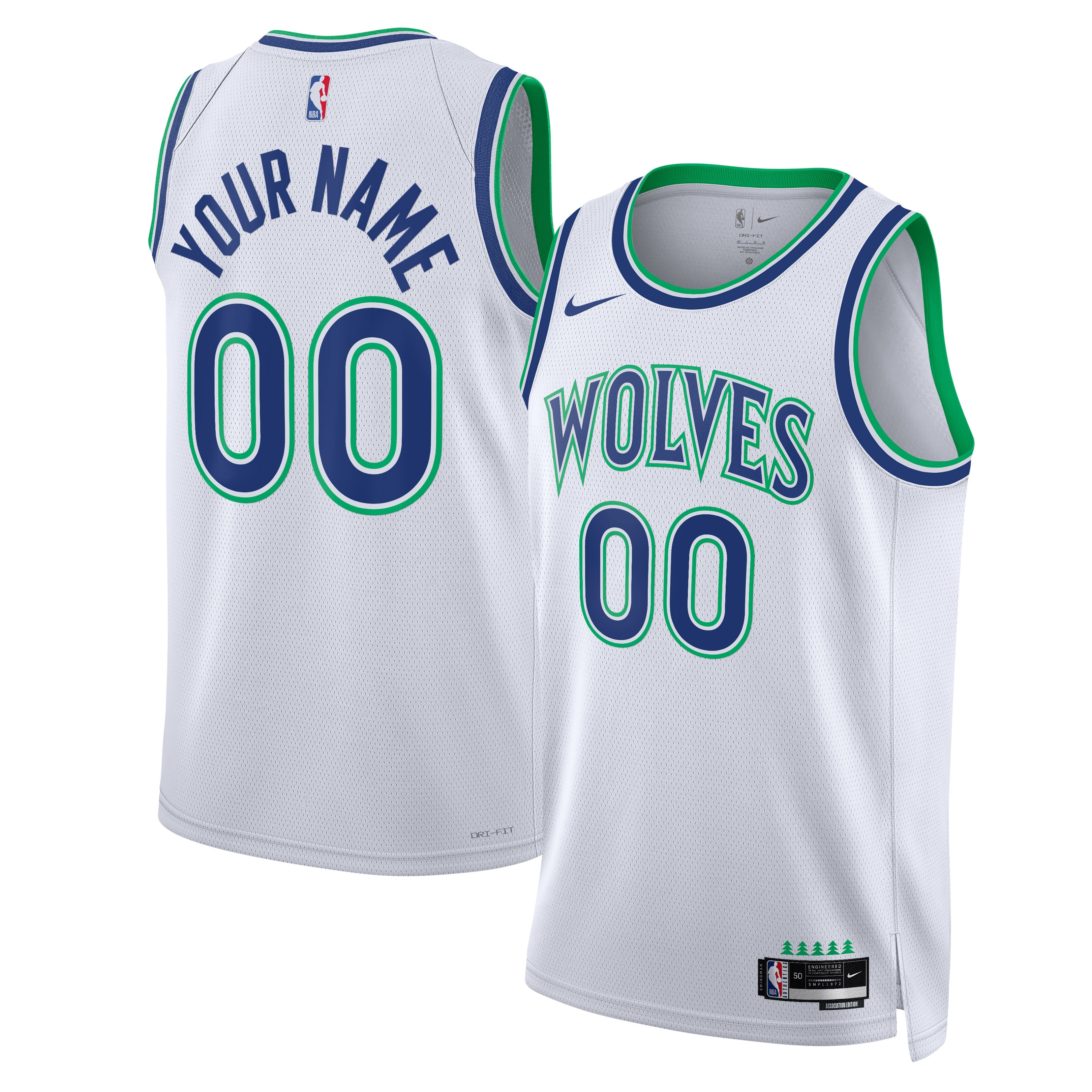 Minnesota Timberwolves White Edition 2 Jersey - Women's