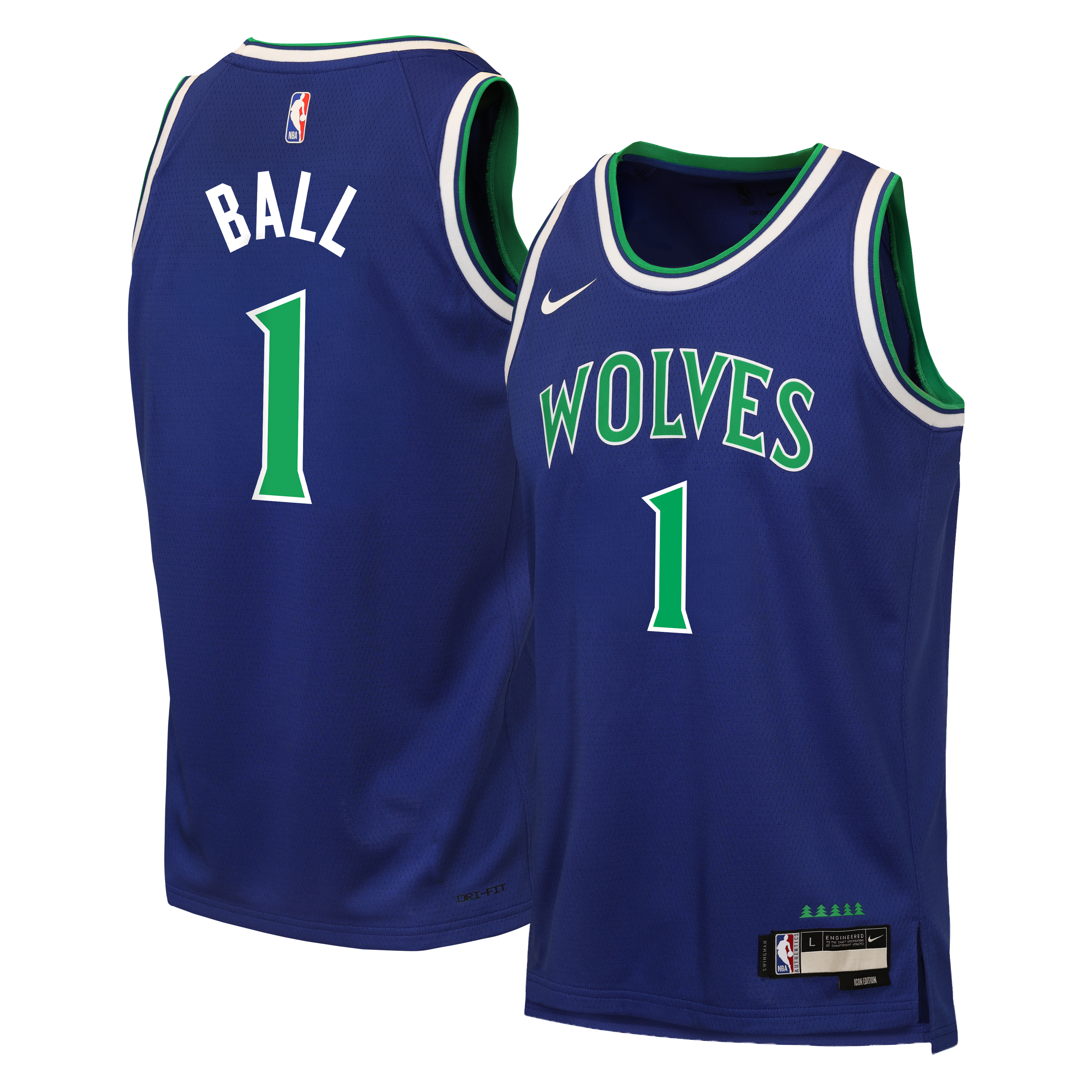LaMelo Ball Minnesota Timberwolves Blue Jersey - Youth