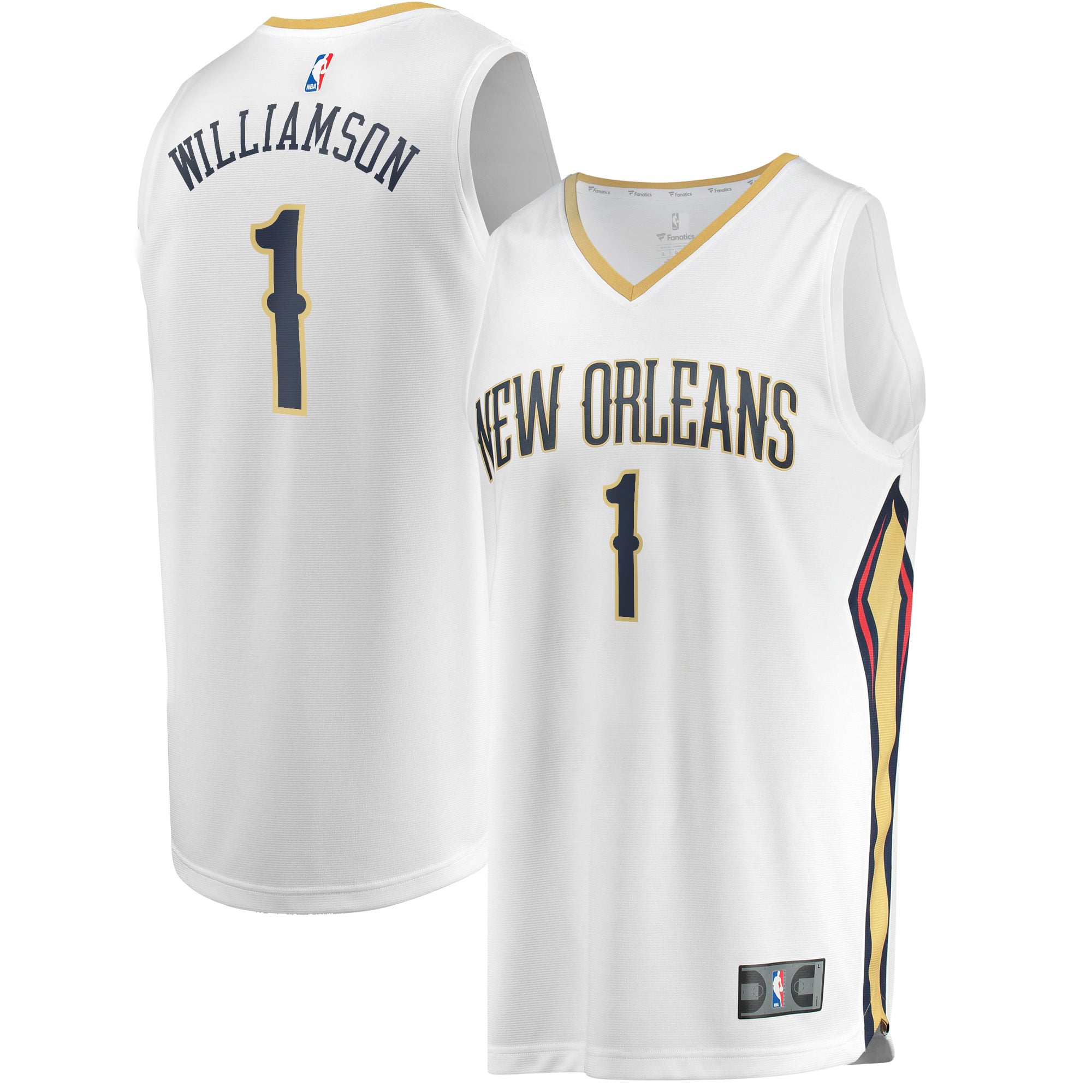 Zion Williamson New Orleans Pelicans White Jersey - Men's