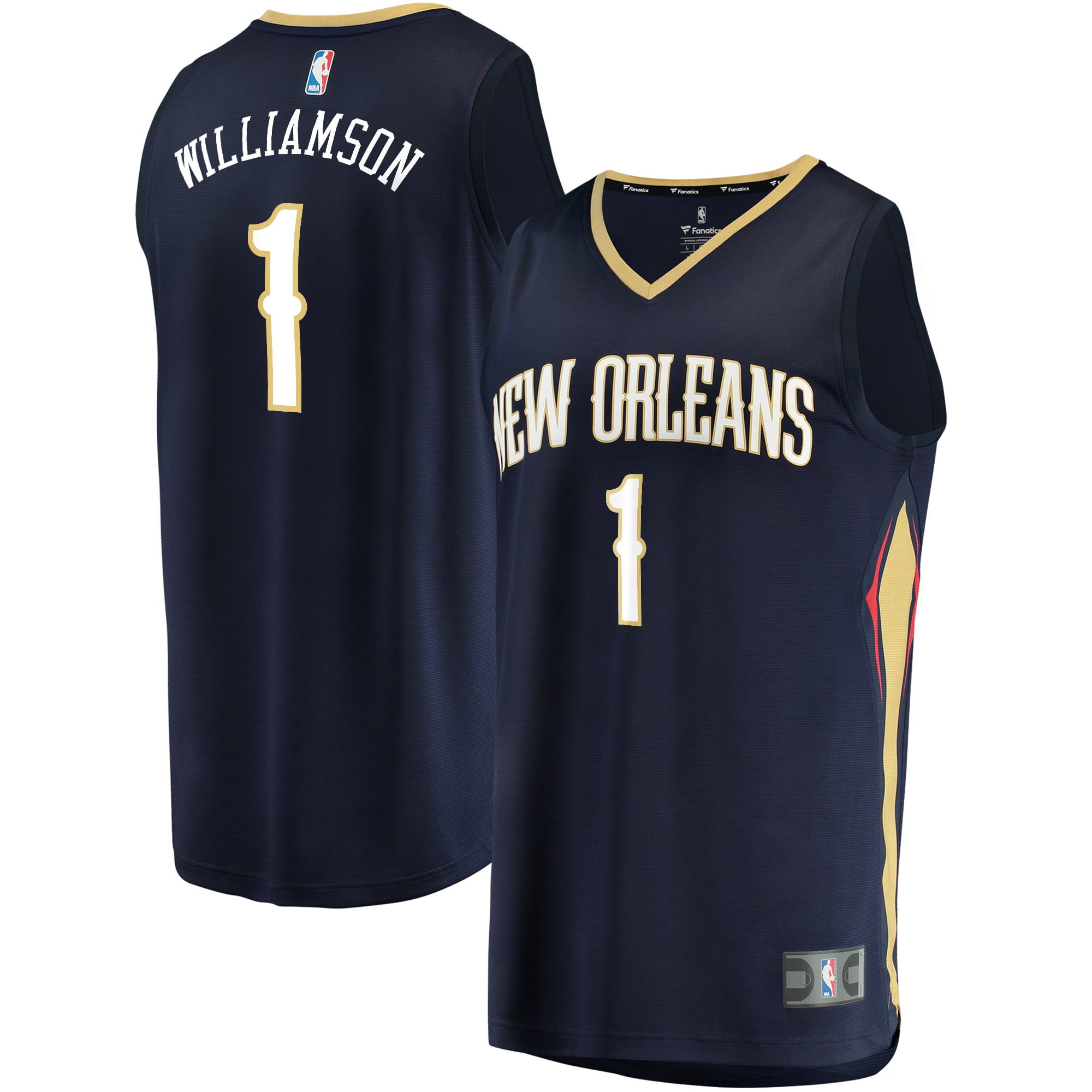 Zion Williamson New Orleans Pelicans Navy Jersey - Women's