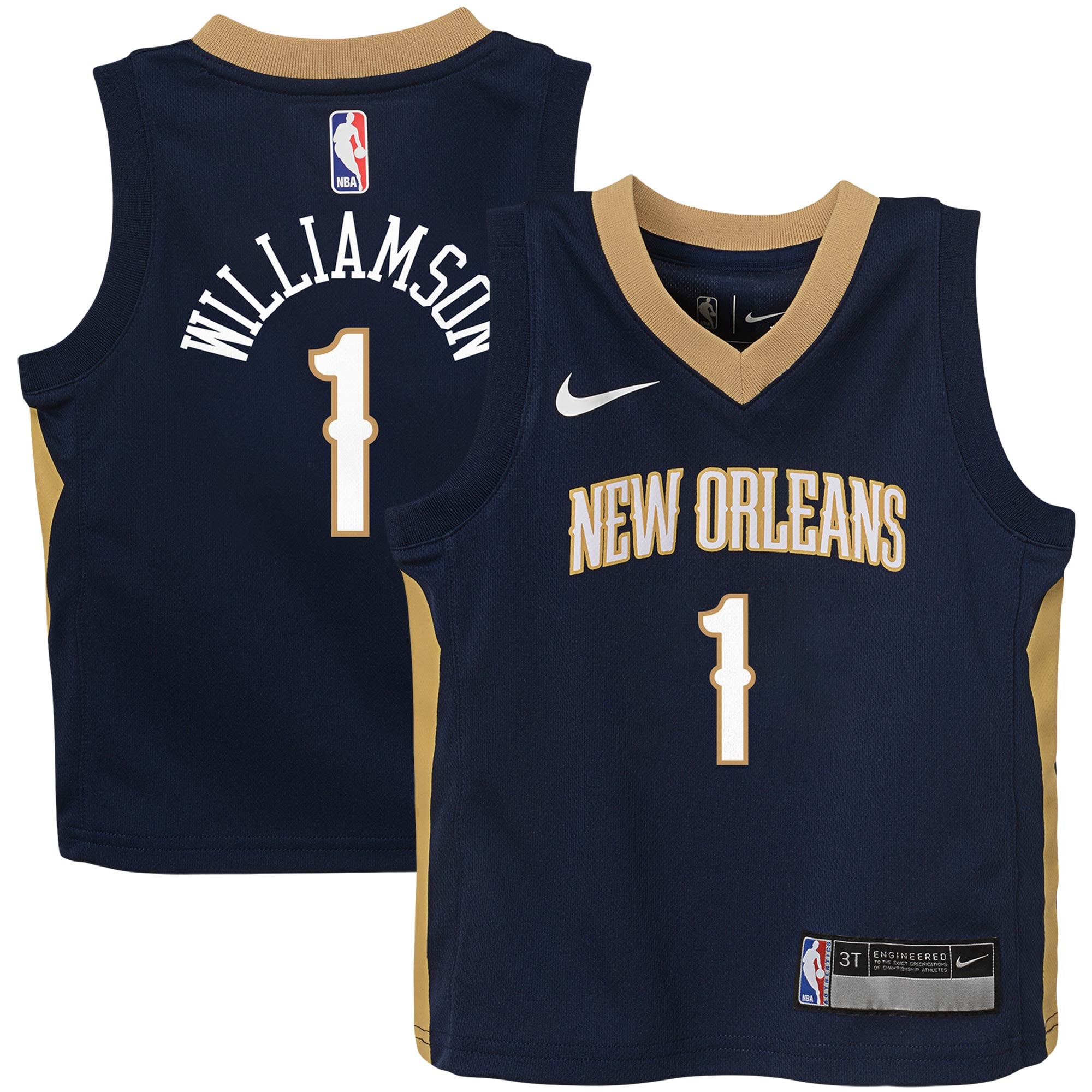 Zion Williamson New Orleans Pelicans Navy Shirt - Youth