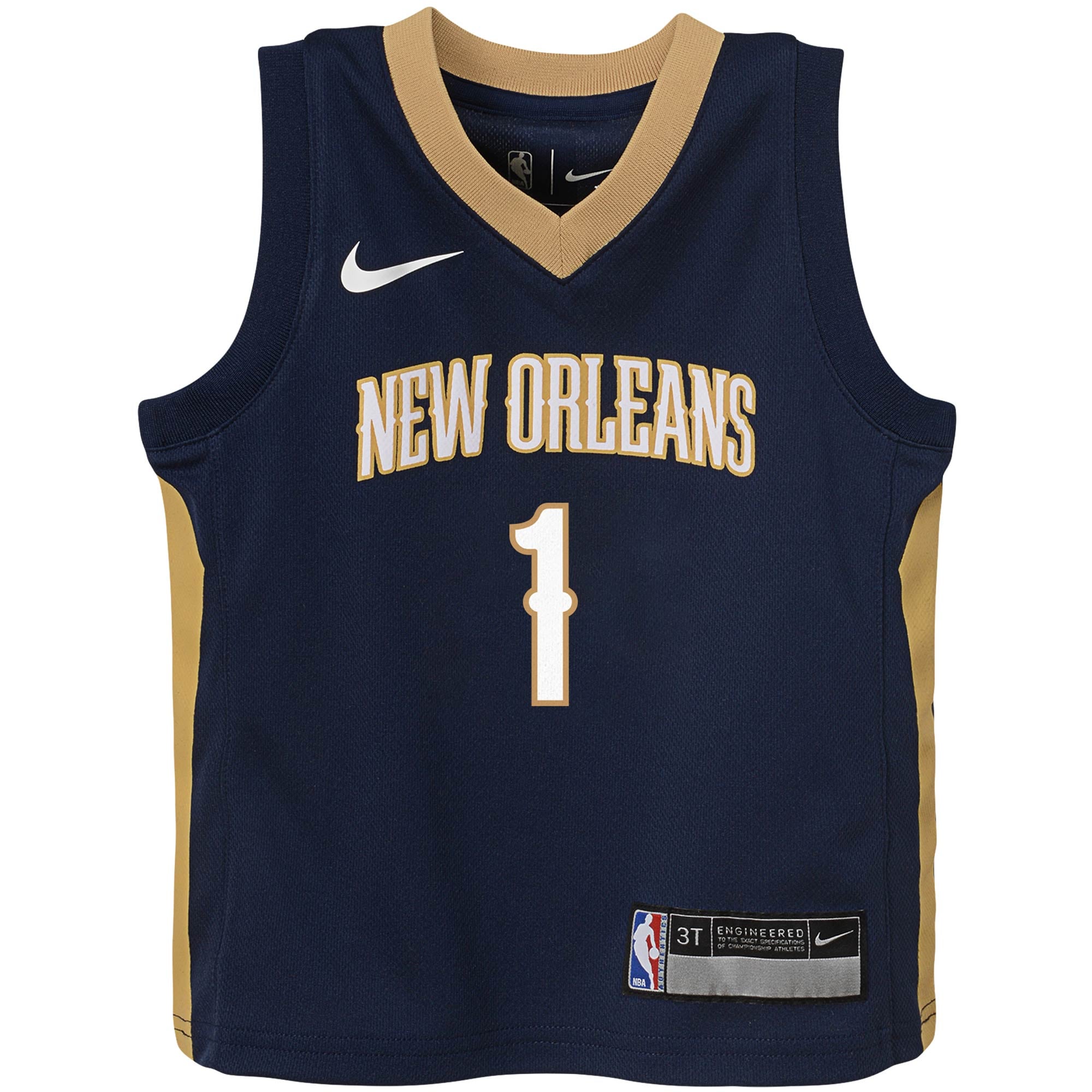 Zion Williamson New Orleans Pelicans Navy Shirt - Youth