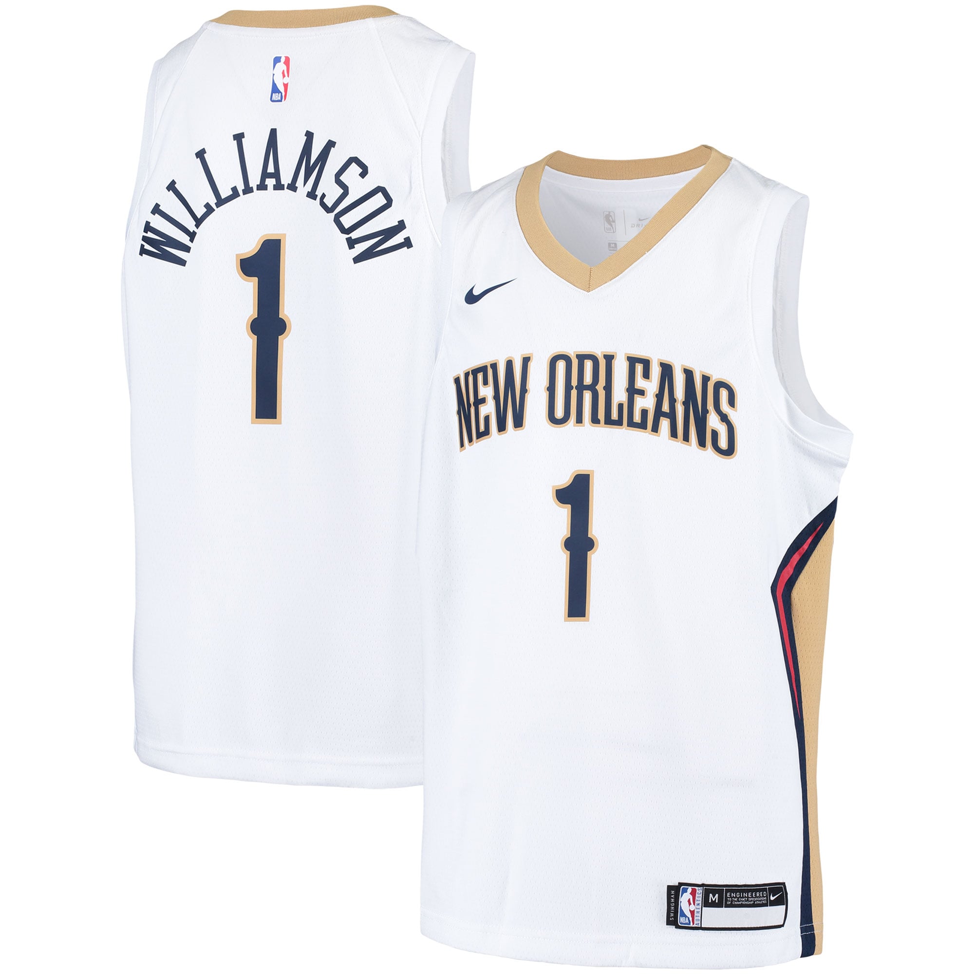 Zion Williamson New York Knicks White Jersey - Men's
