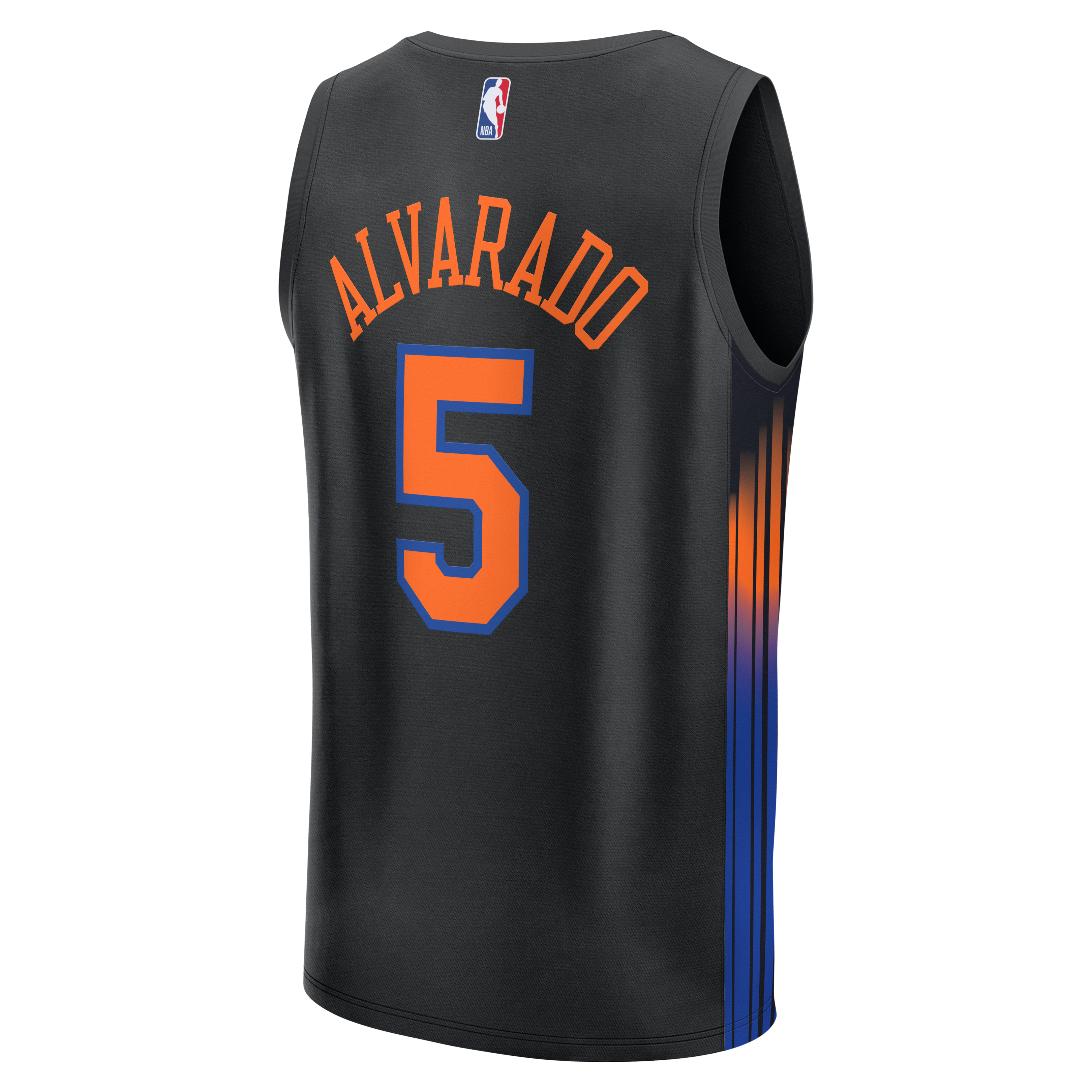Jose Alvarado New York Knicks Black Jersey - Women's