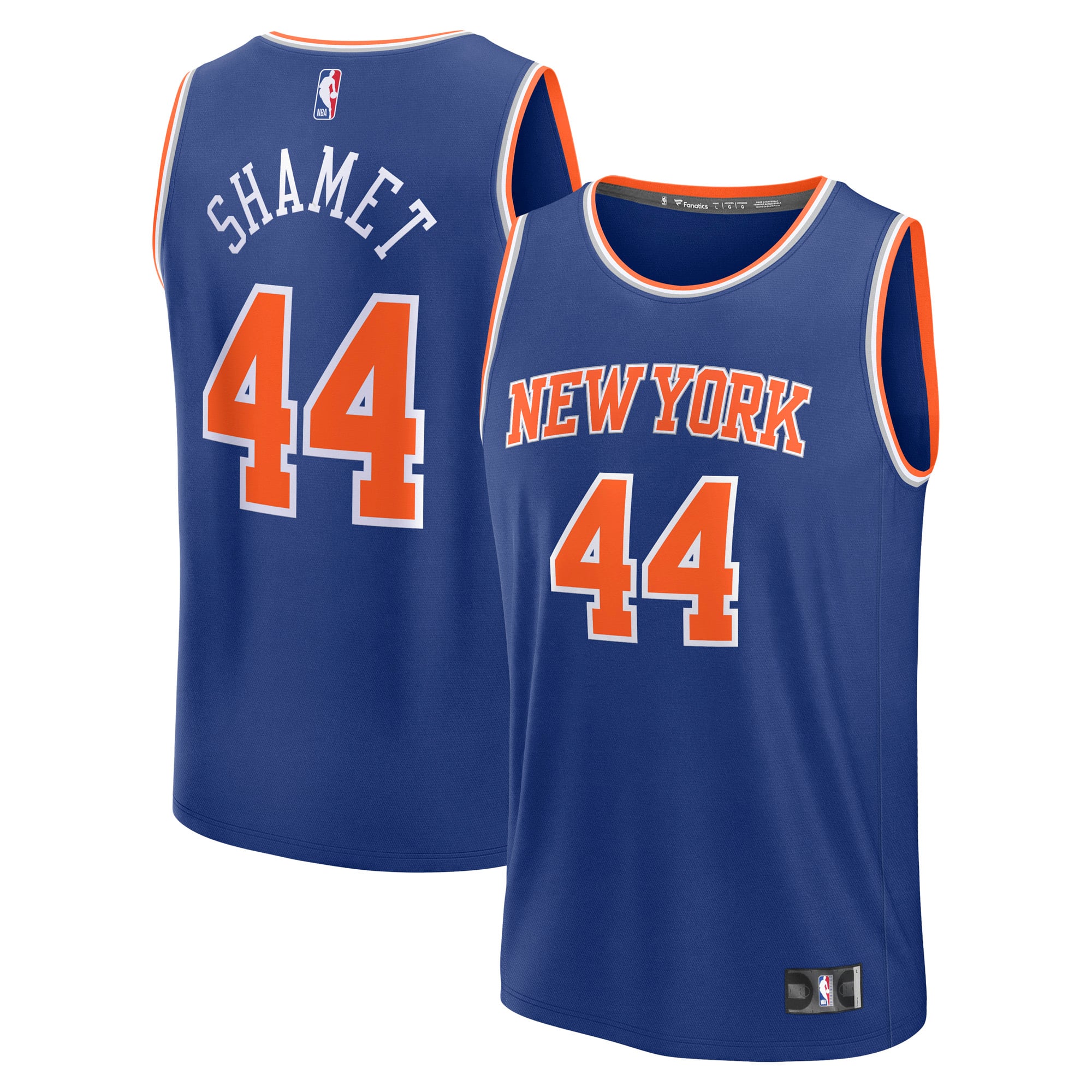 Landry Shamet New York Knicks Blue Jersey - Women's