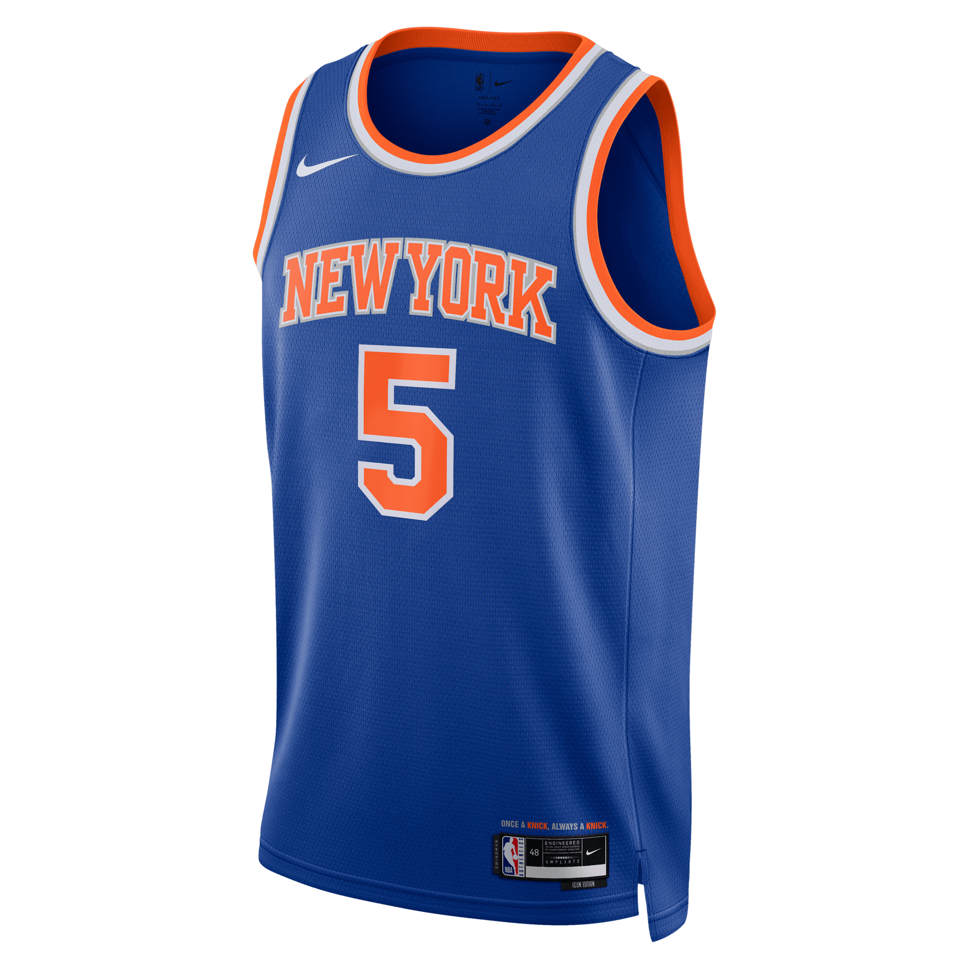 New York Knicks Blue Edition 3 Basketball Jersey - Women's