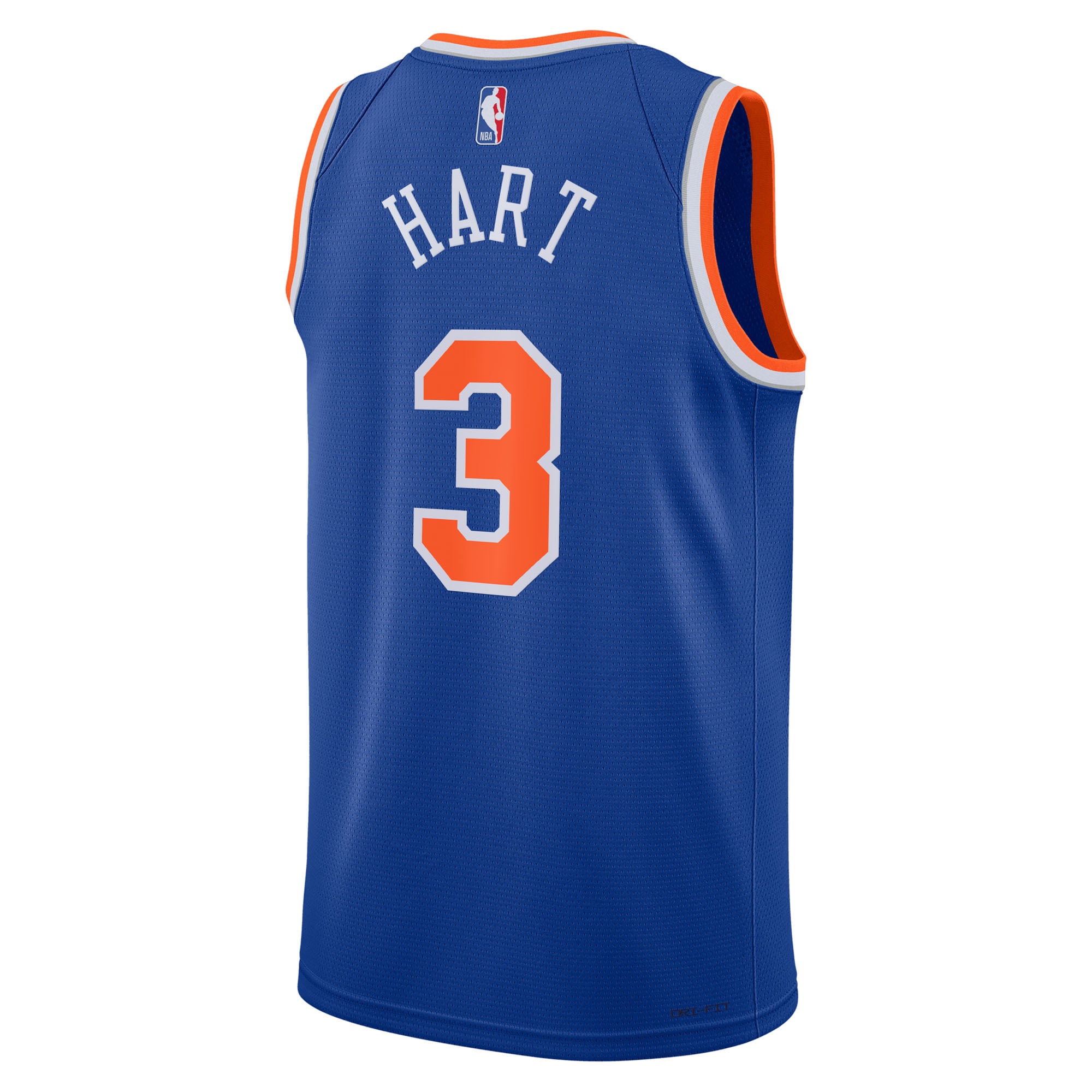 Josh Hart New York Knicks Blue Basketball Shirt - Women's