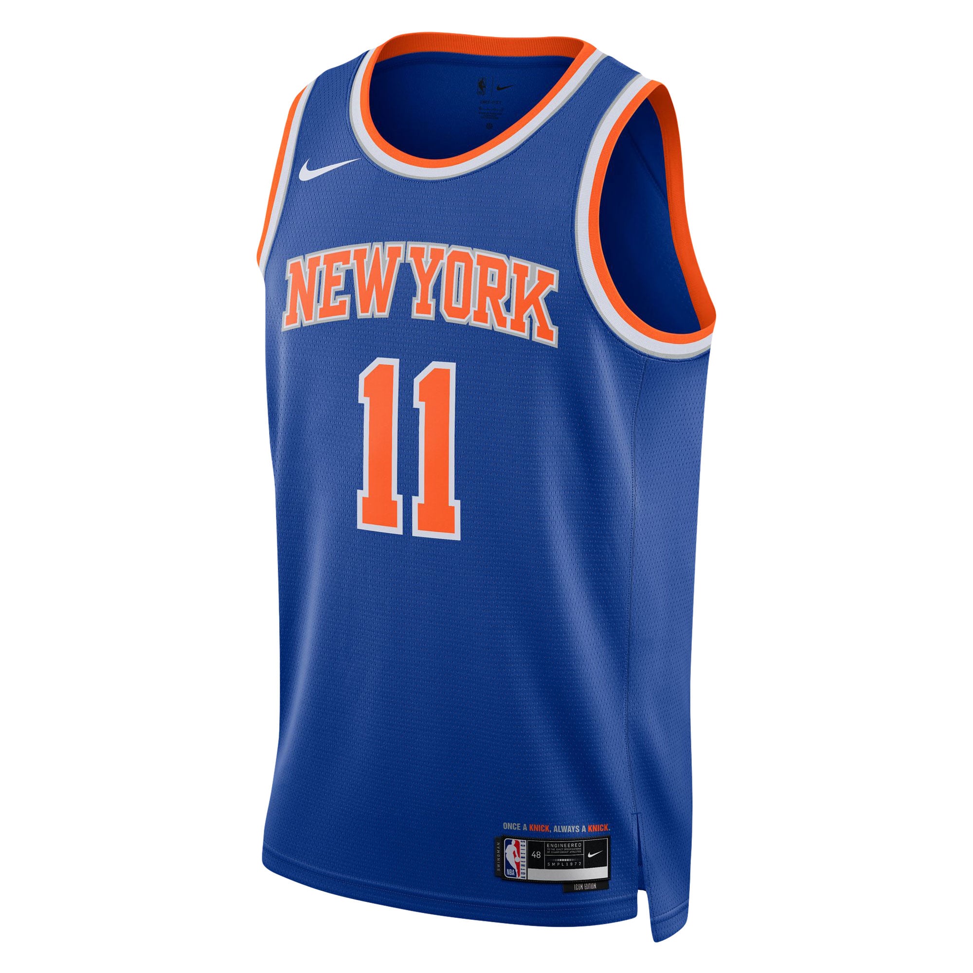 Jalen Brunson New York Knicks Blue Shirt - Women's