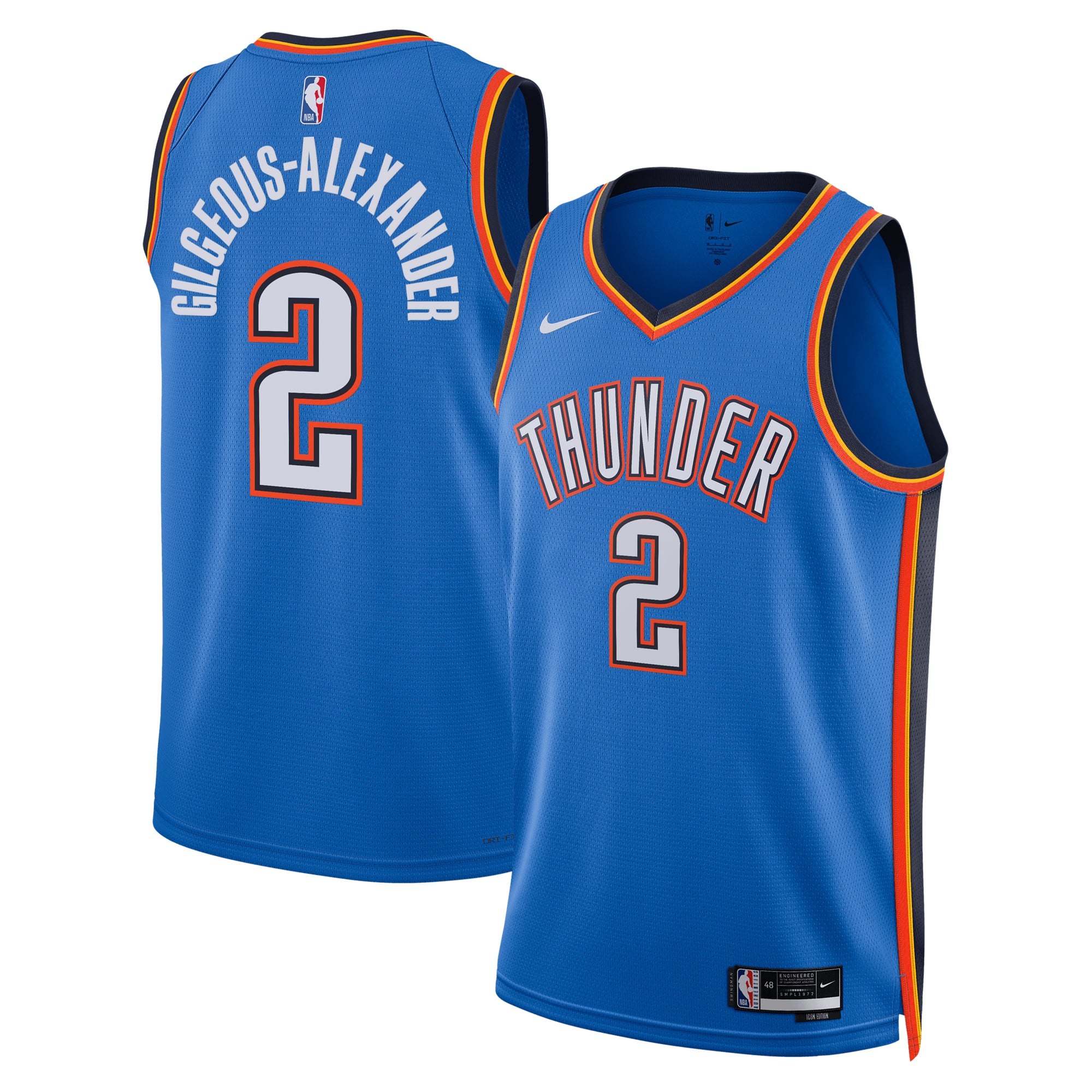 Oklahoma City Thunder Jersey 2 - Youth