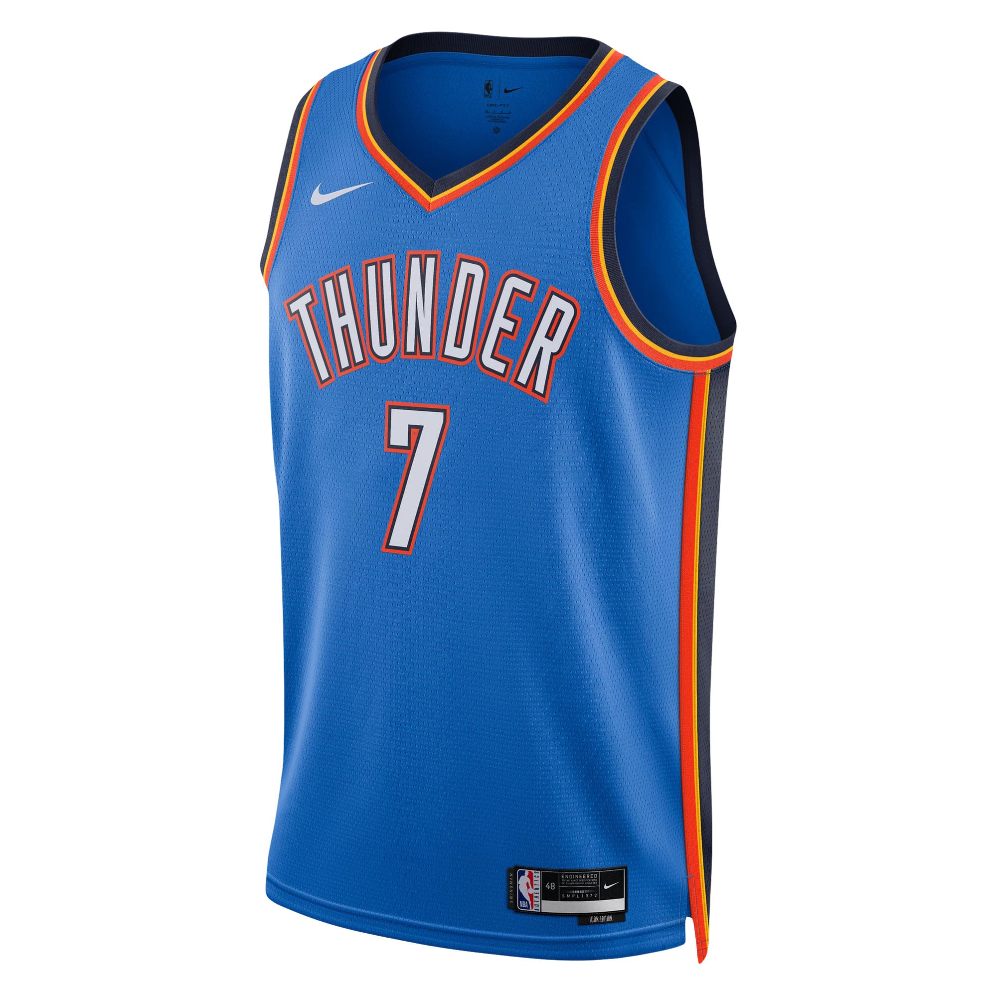 Chet Holmgren Oklahoma City Thunder Blue 2022 Jersey - Youth
