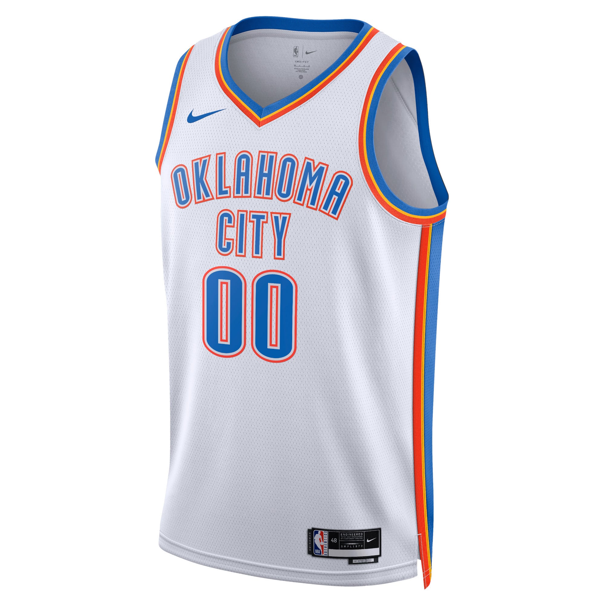 Oklahoma City Thunder White Edition 2 Shirt - Men's