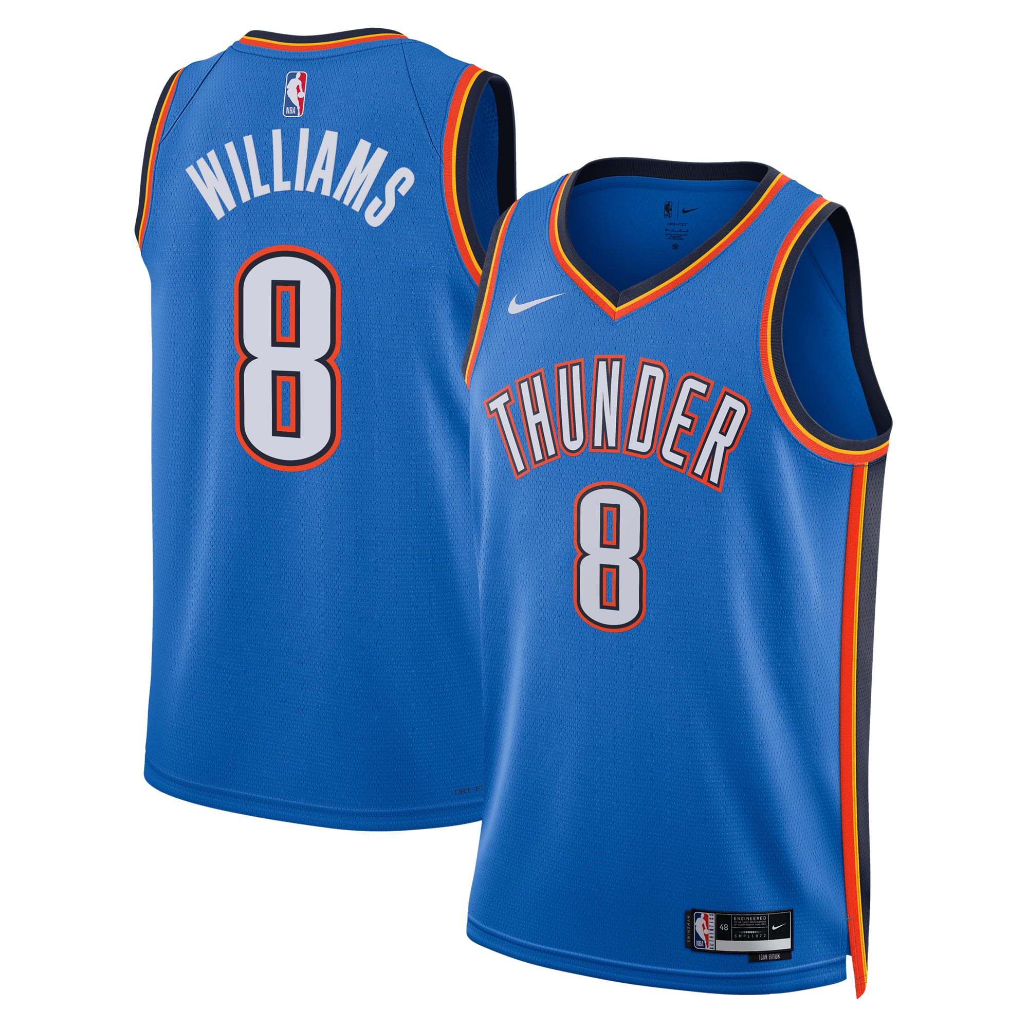 Oklahoma City Thunder Blue Jersey 2 - Women's