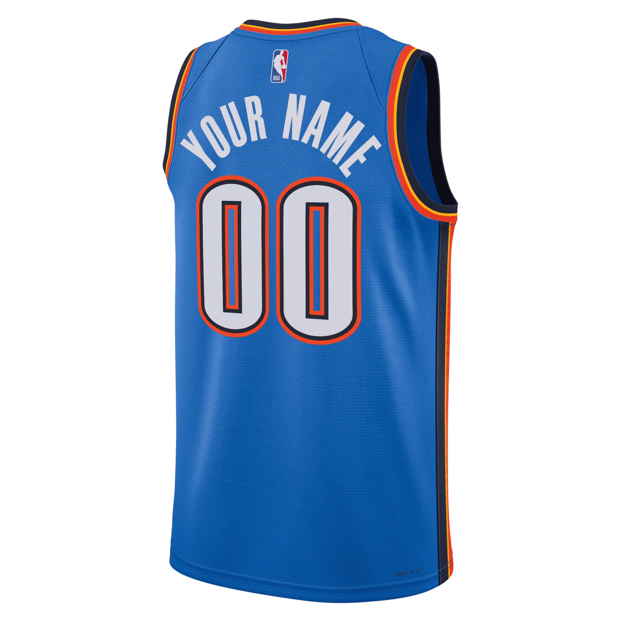 Oklahoma City Thunder Blue Basketball Shirt - Youth
