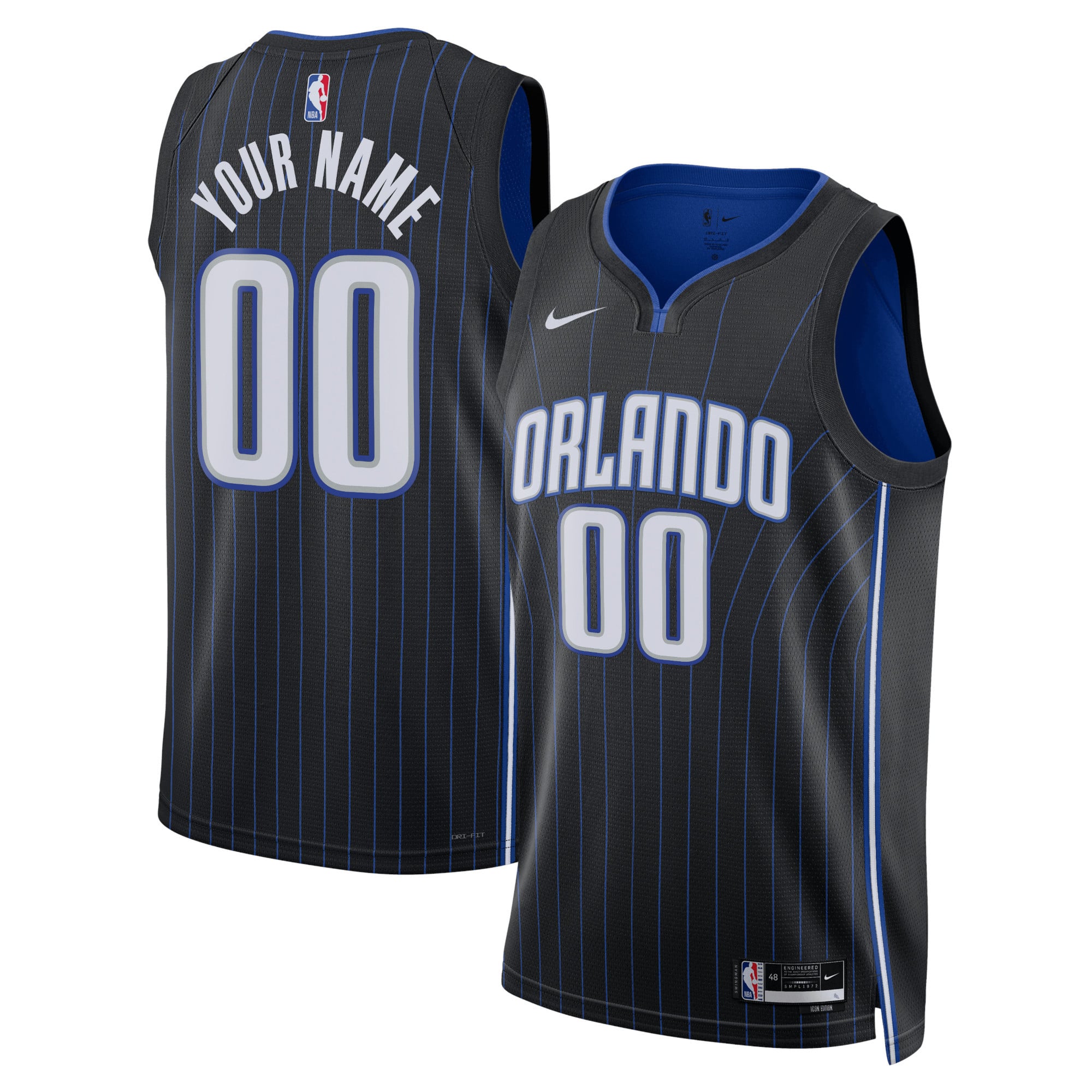 Orlando Magic Black Icon Edition Swingman Shirt - Women's
