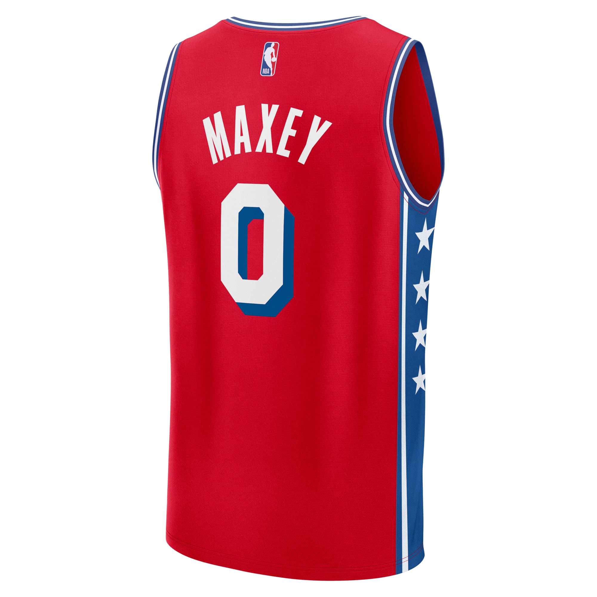 Tyrese Maxey Philadelphia 76ers Red Jersey - Youth