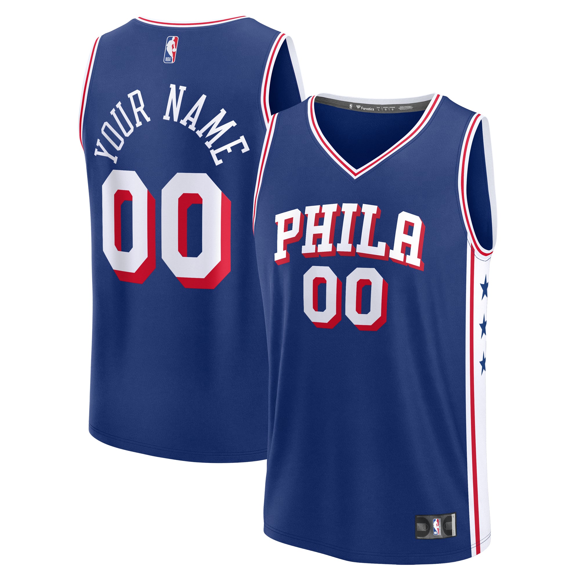 Philadelphia 76ers Blue Basketball Jersey - Women's