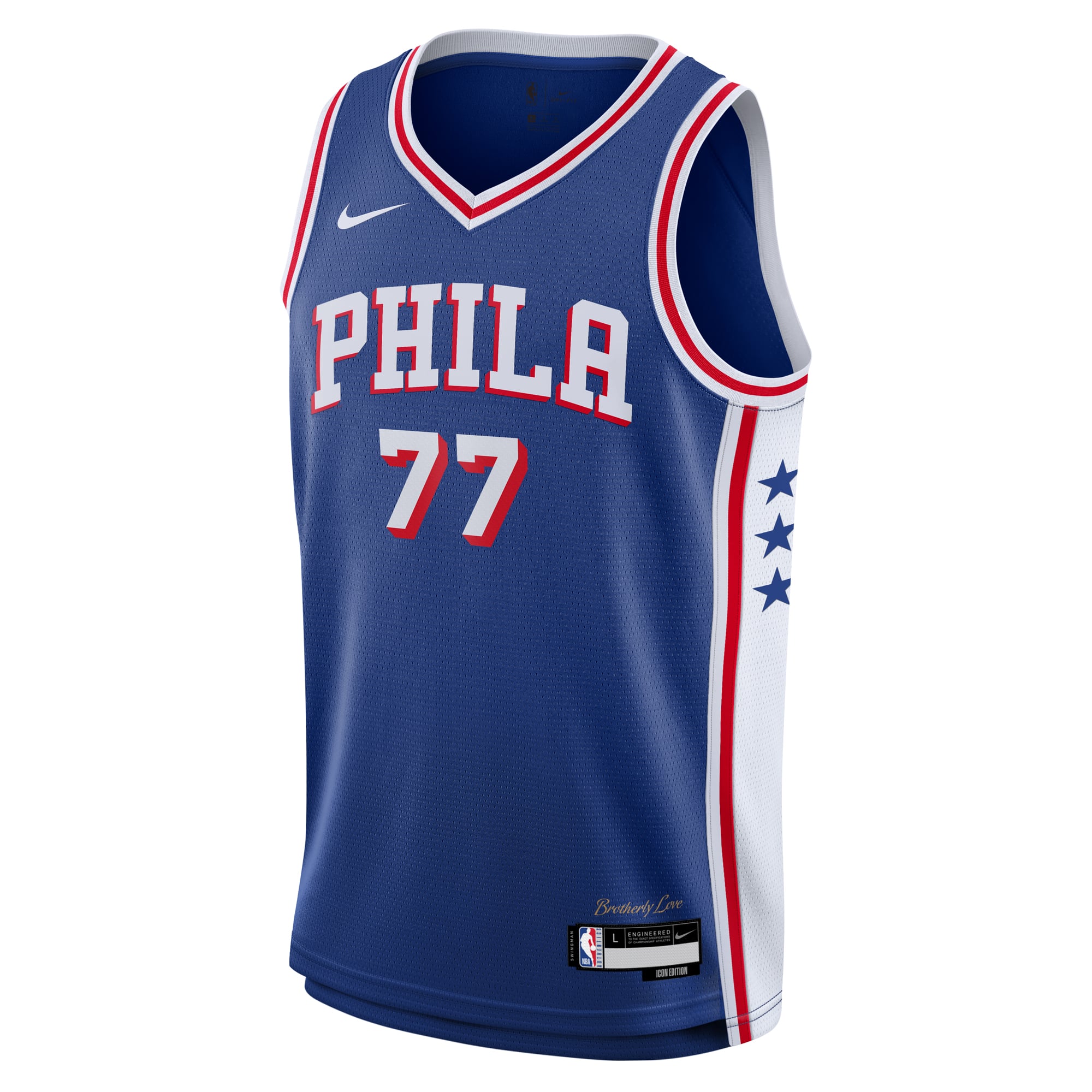 VJ Edgecombe Phoenix Suns Royal Basketball Jersey - Youth