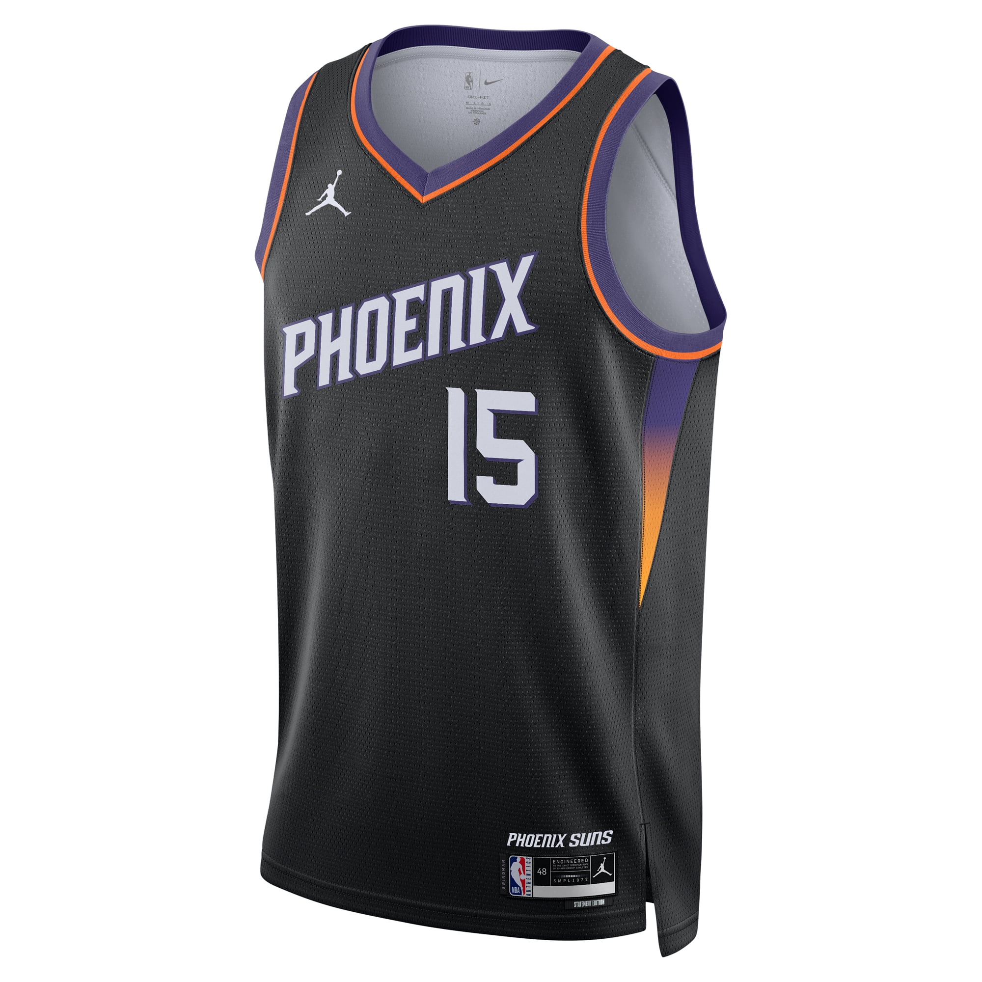 Devin Booker Phoenix Suns Black Basketball Jersey - Women's