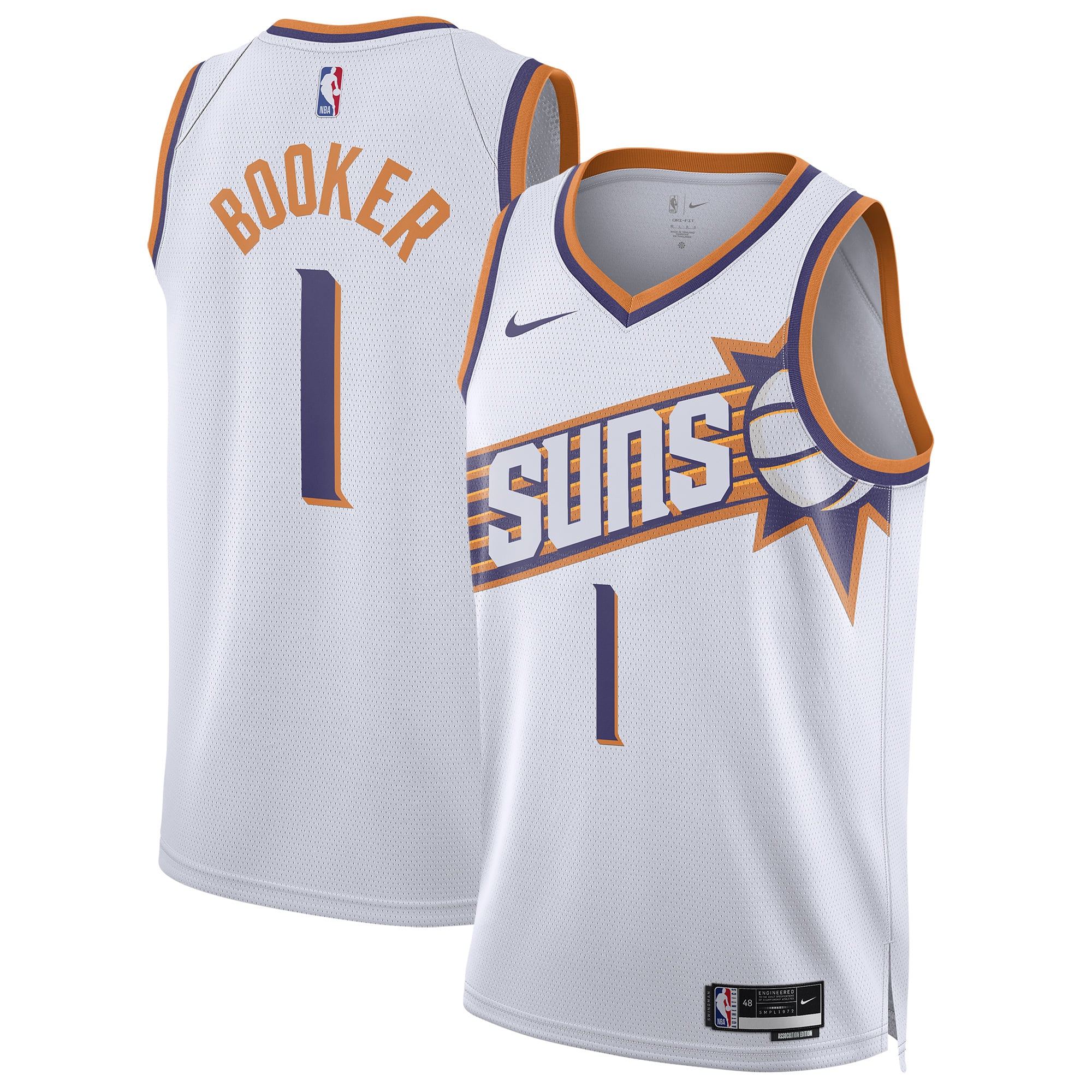 Devin Booker Phoenix Suns White Edition 2 Jersey - Women's