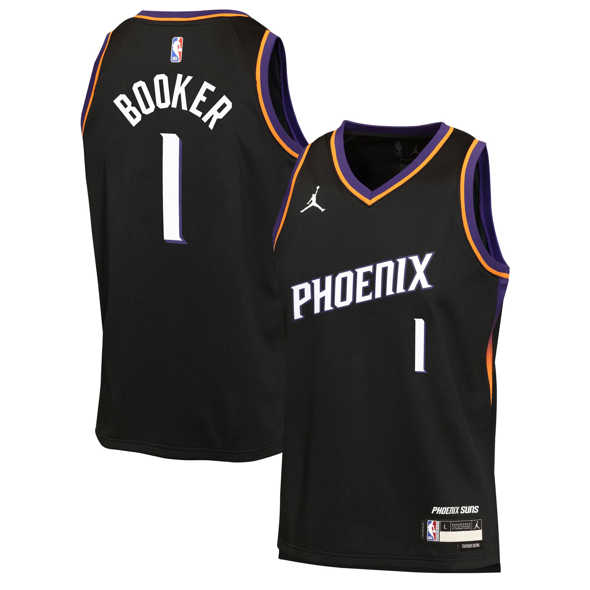 Devin Booker Phoenix Suns Black Edition 2 Jersey - Youth